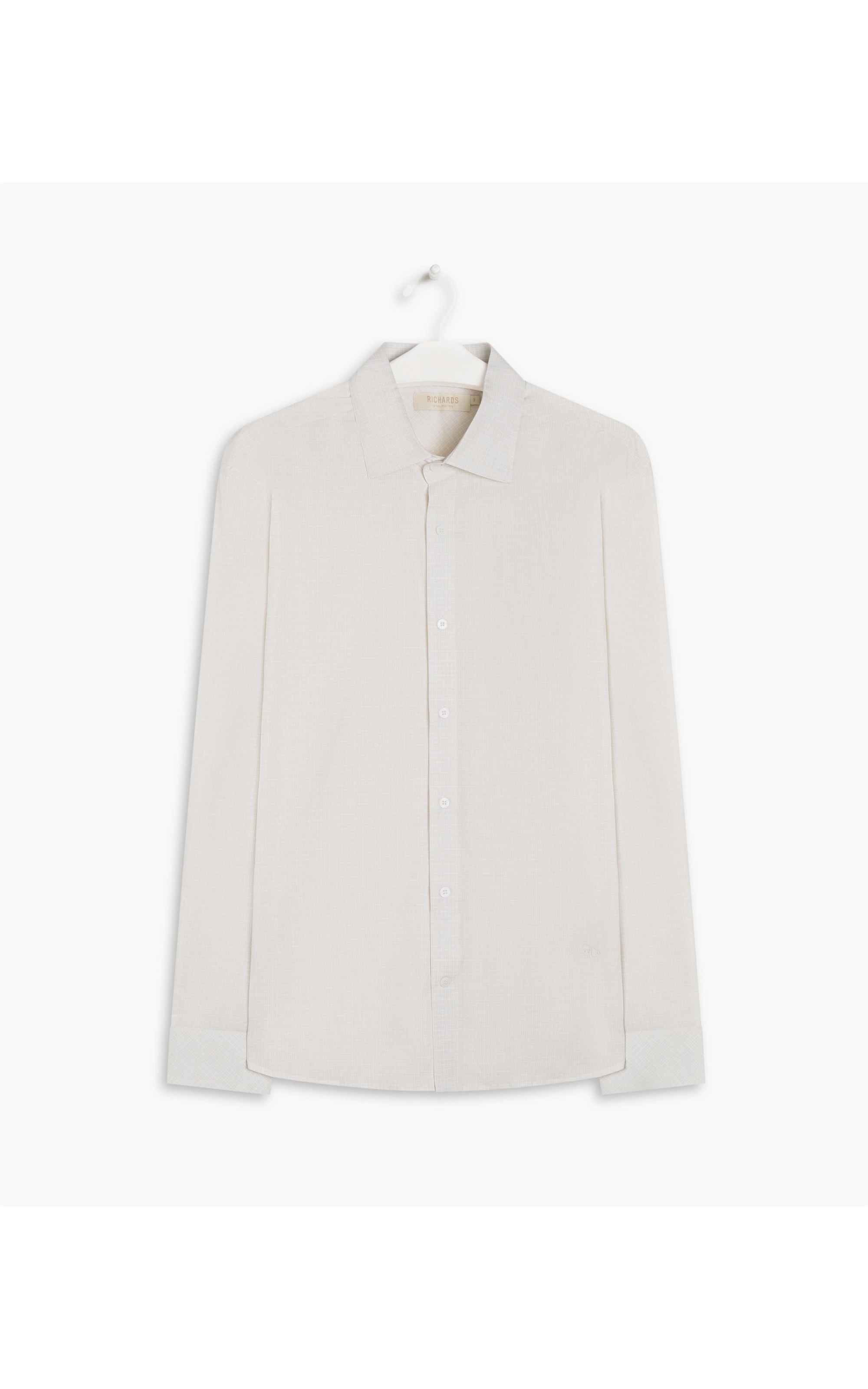Camisa Traveller Xadrez Tulio Ml Off White