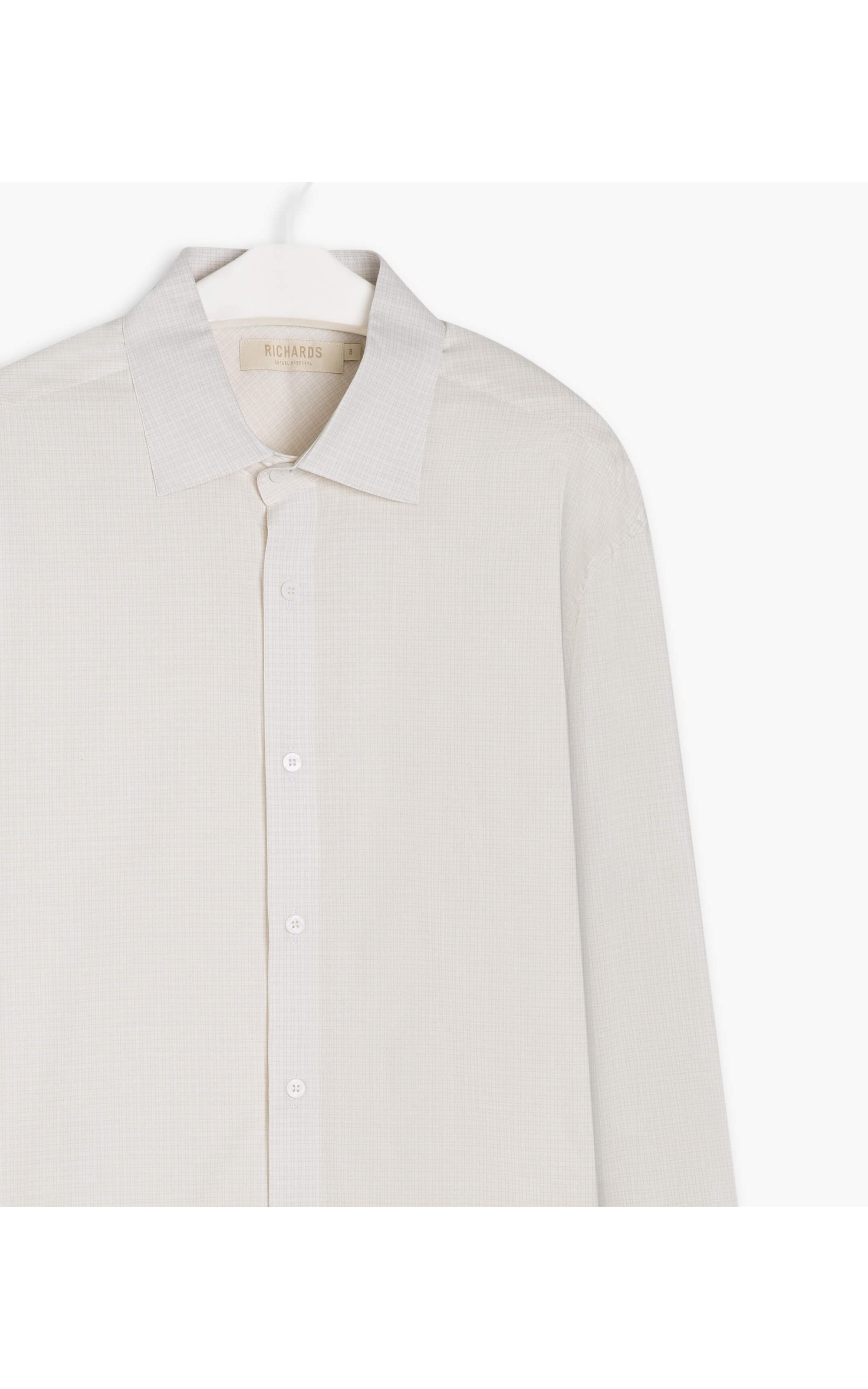 Camisa Traveller Xadrez Tulio Ml Off White