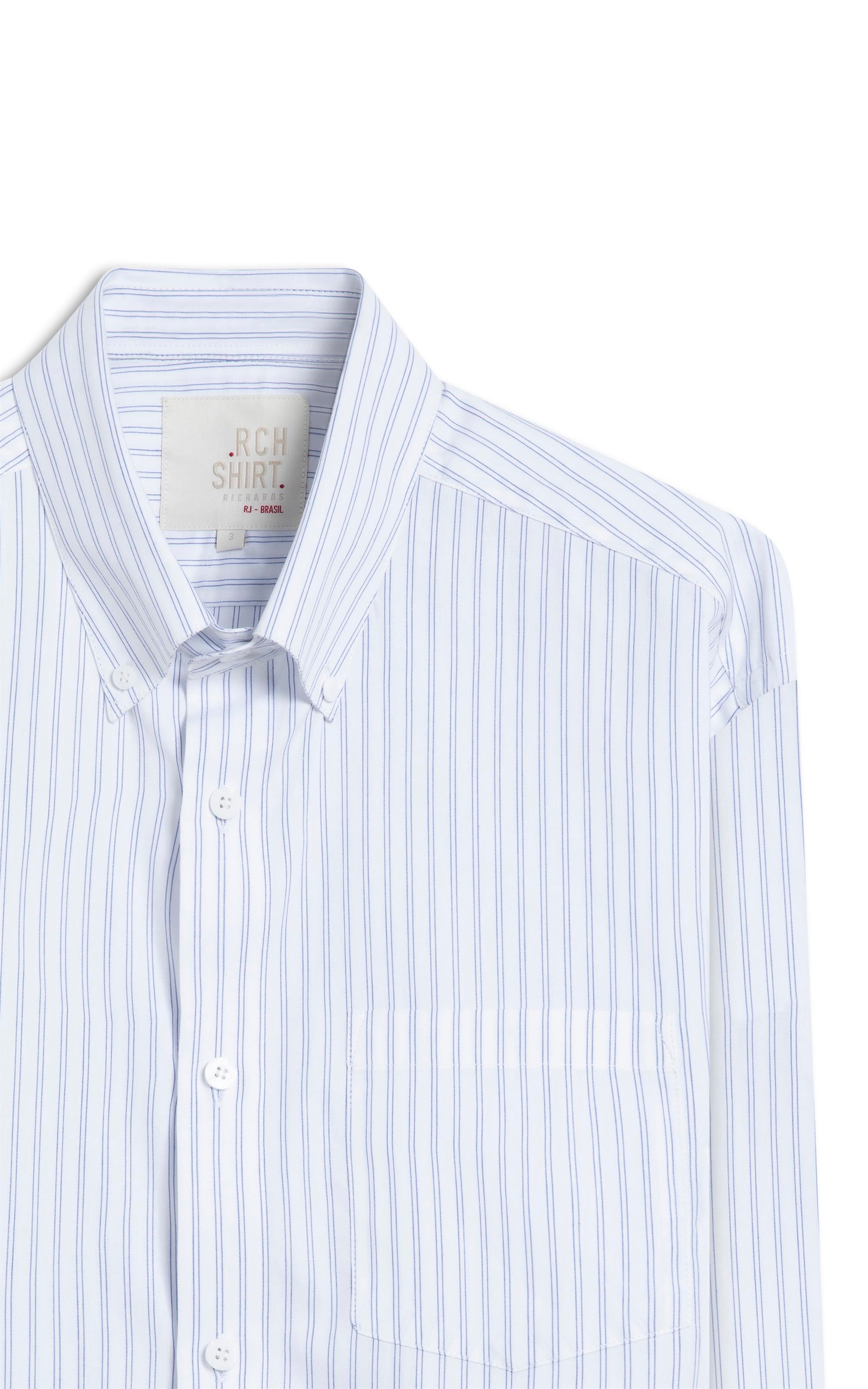 Camisa Tricoline Andrey Ml Branco