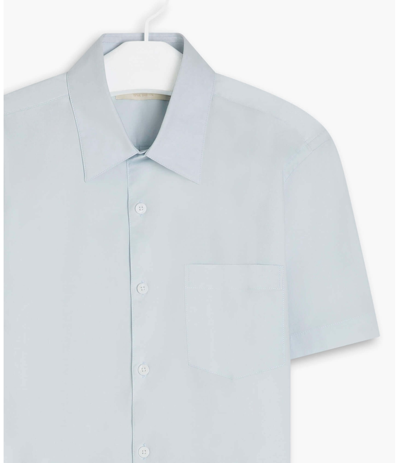 Camisa Tricoline Azul Chofer