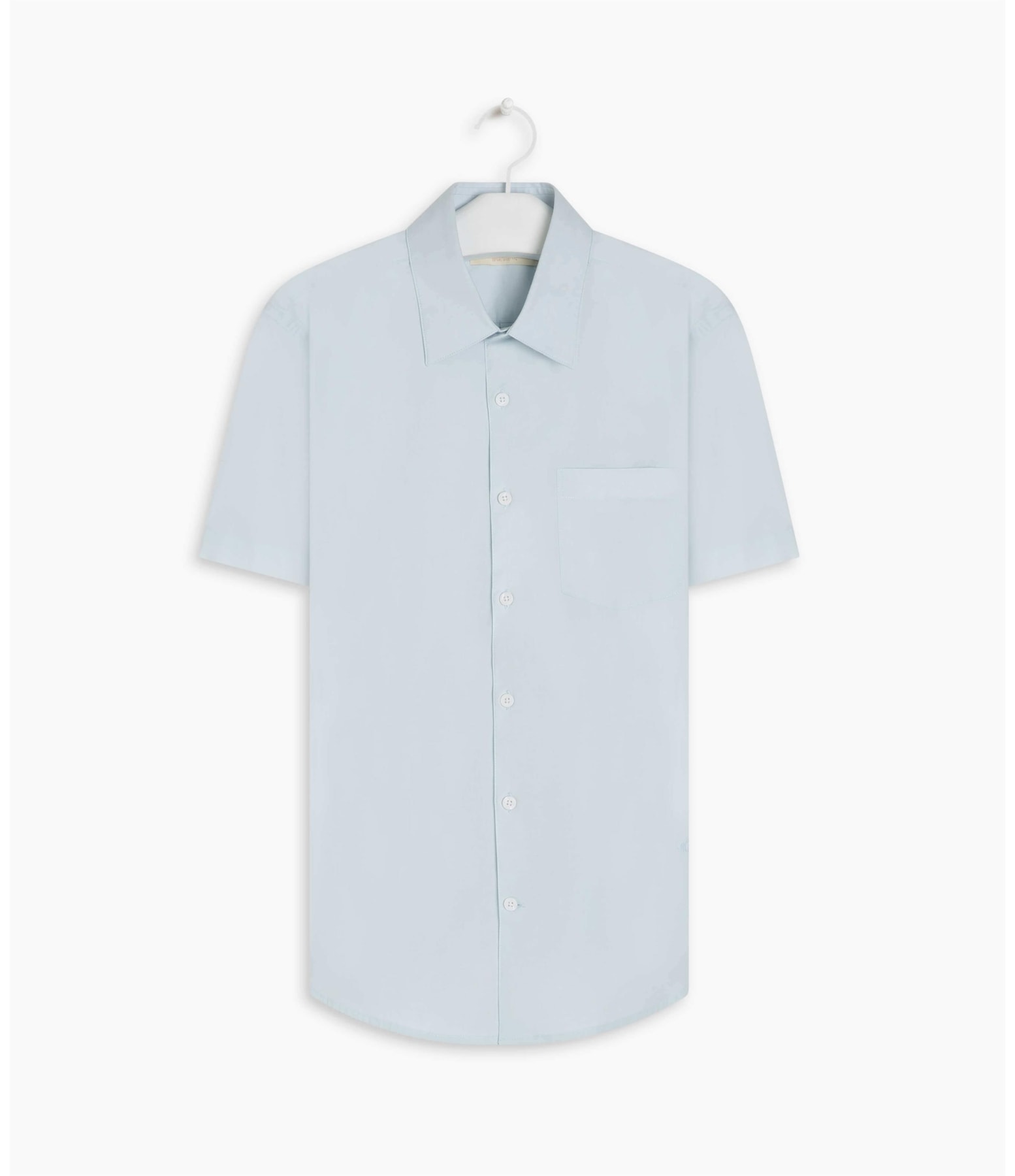 Camisa Tricoline Azul Chofer
