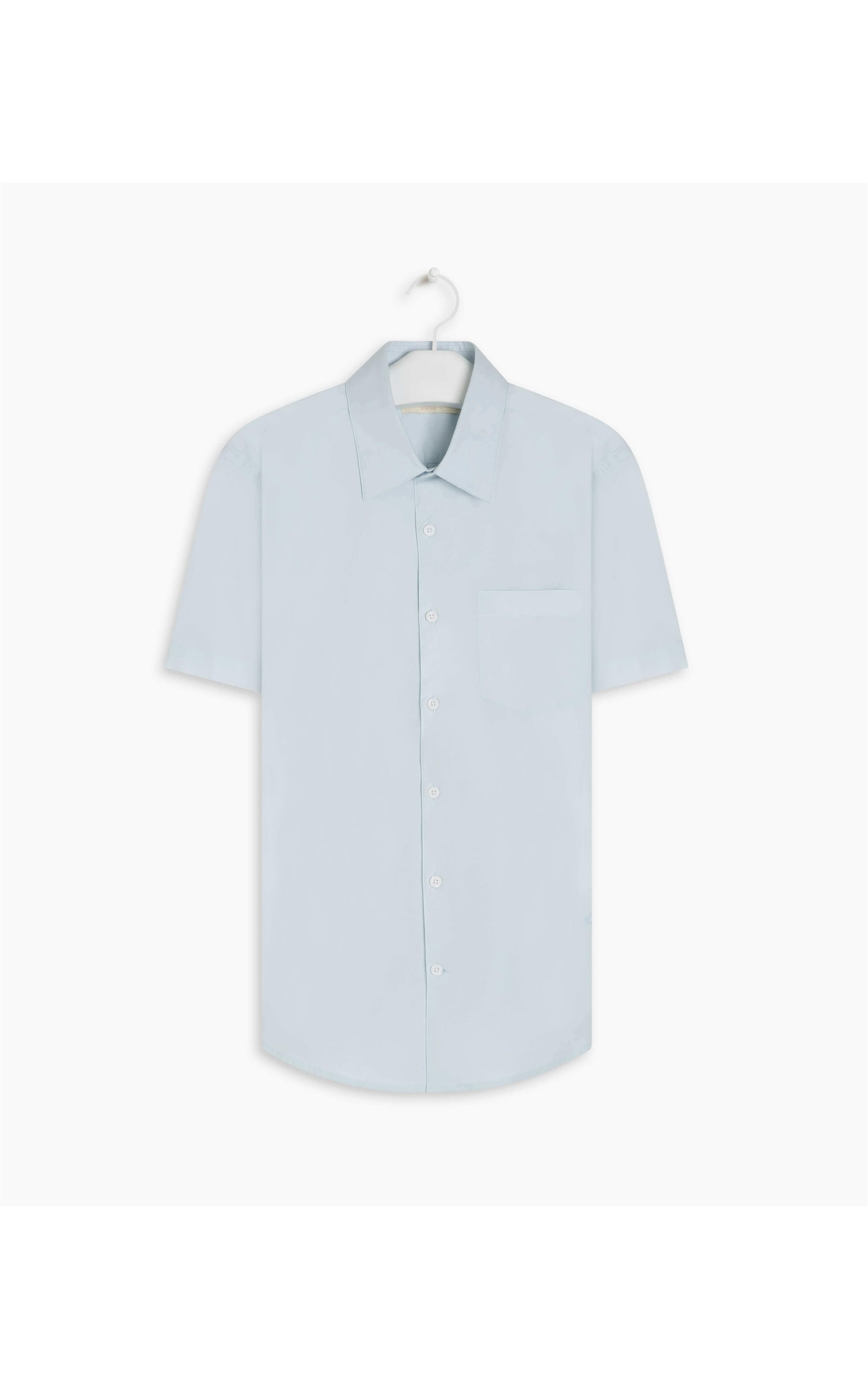 Camisa Tricoline Azul Chofer