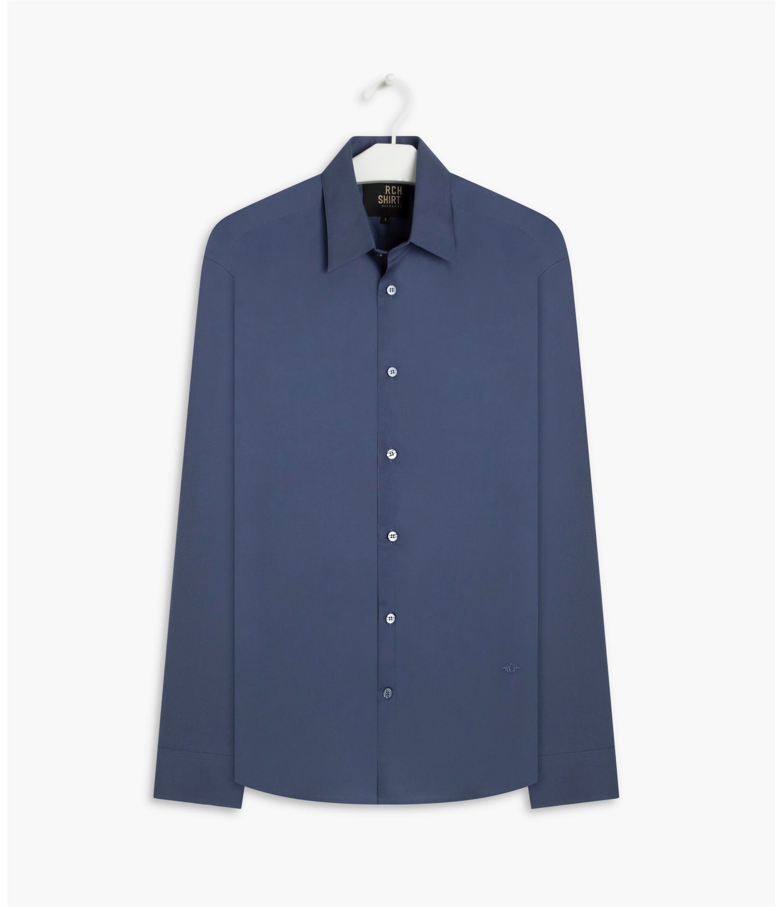 Camisa Tricoline Azul Jeans