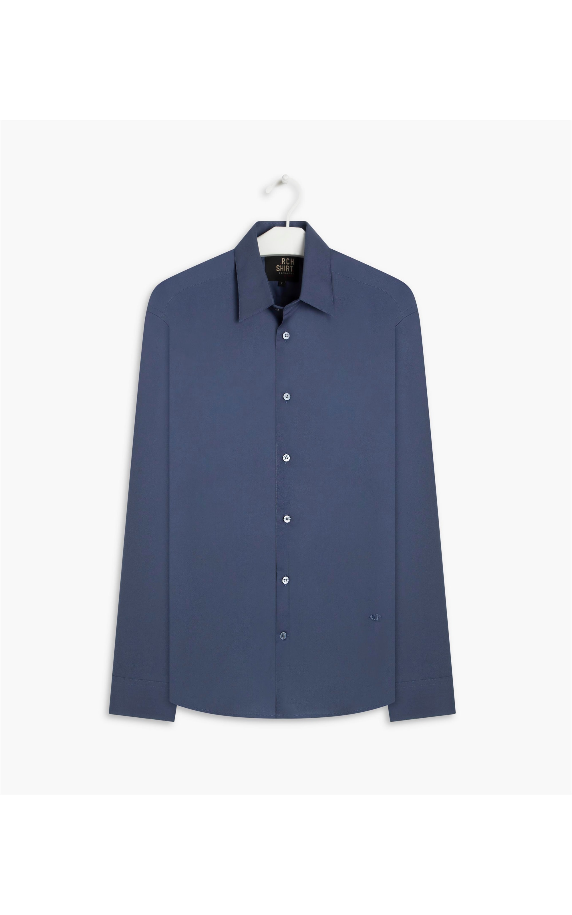 Camisa Tricoline Azul Jeans