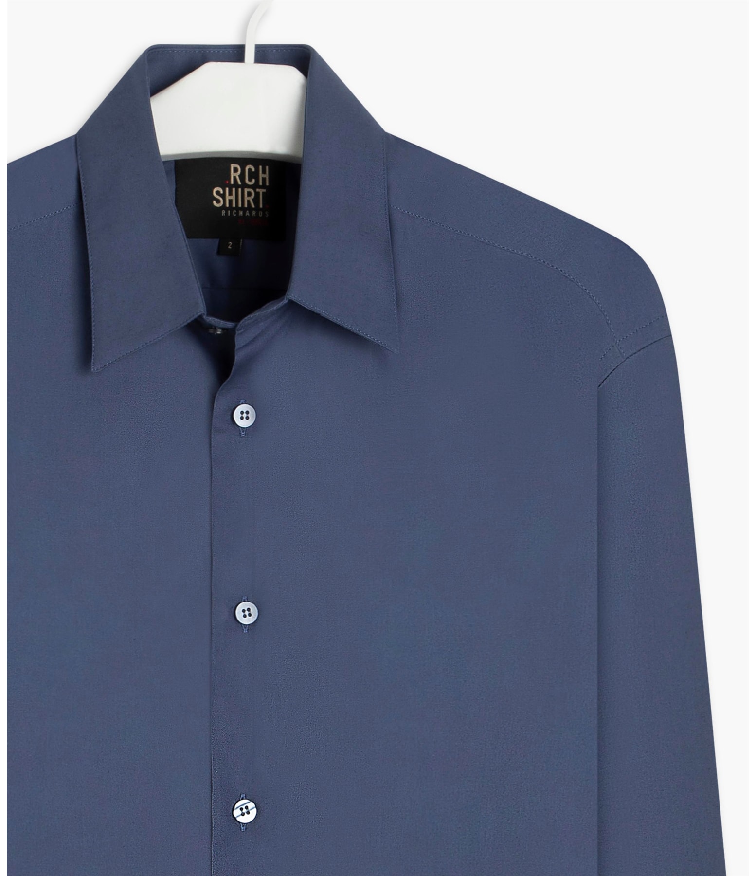 Camisa Tricoline Azul Jeans