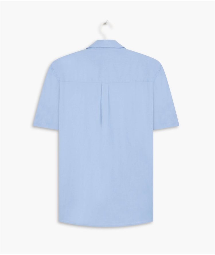 Camisa Tricoline Azul Seco