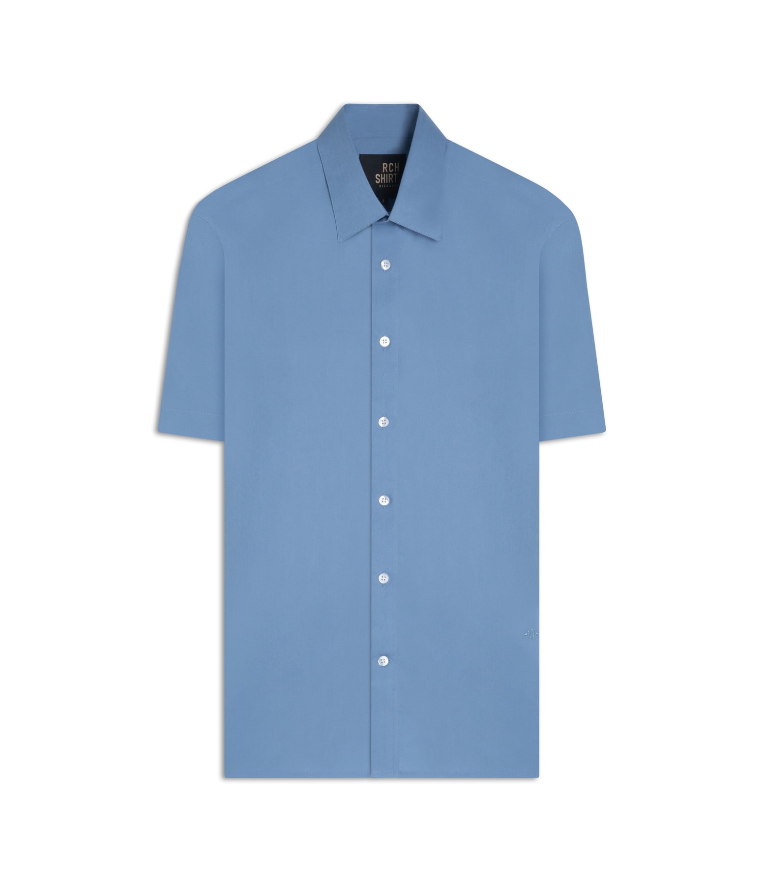 Camisa Tricoline Azul Seco