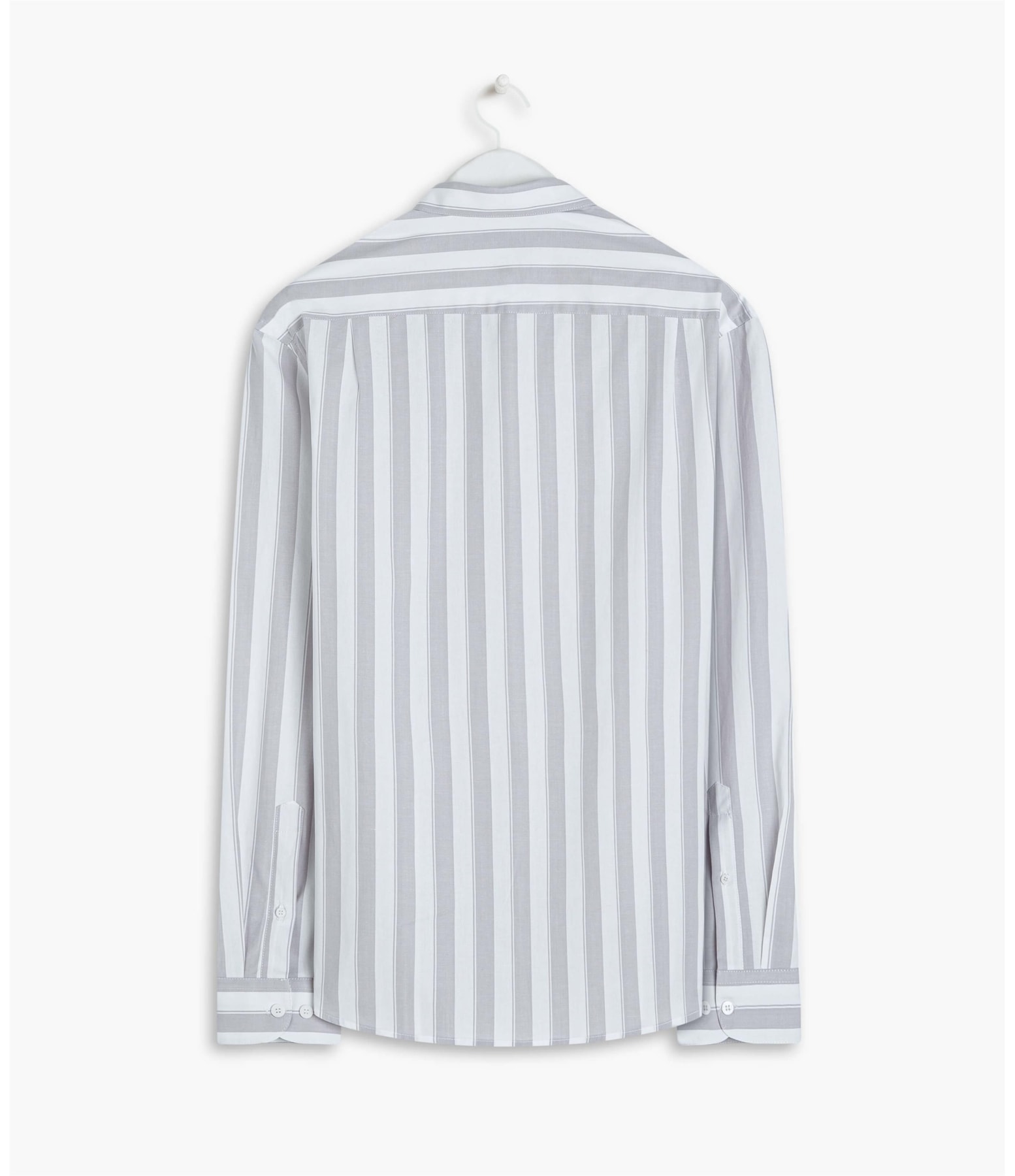 Camisa Tricoline Dillon Ml Cinza Claro