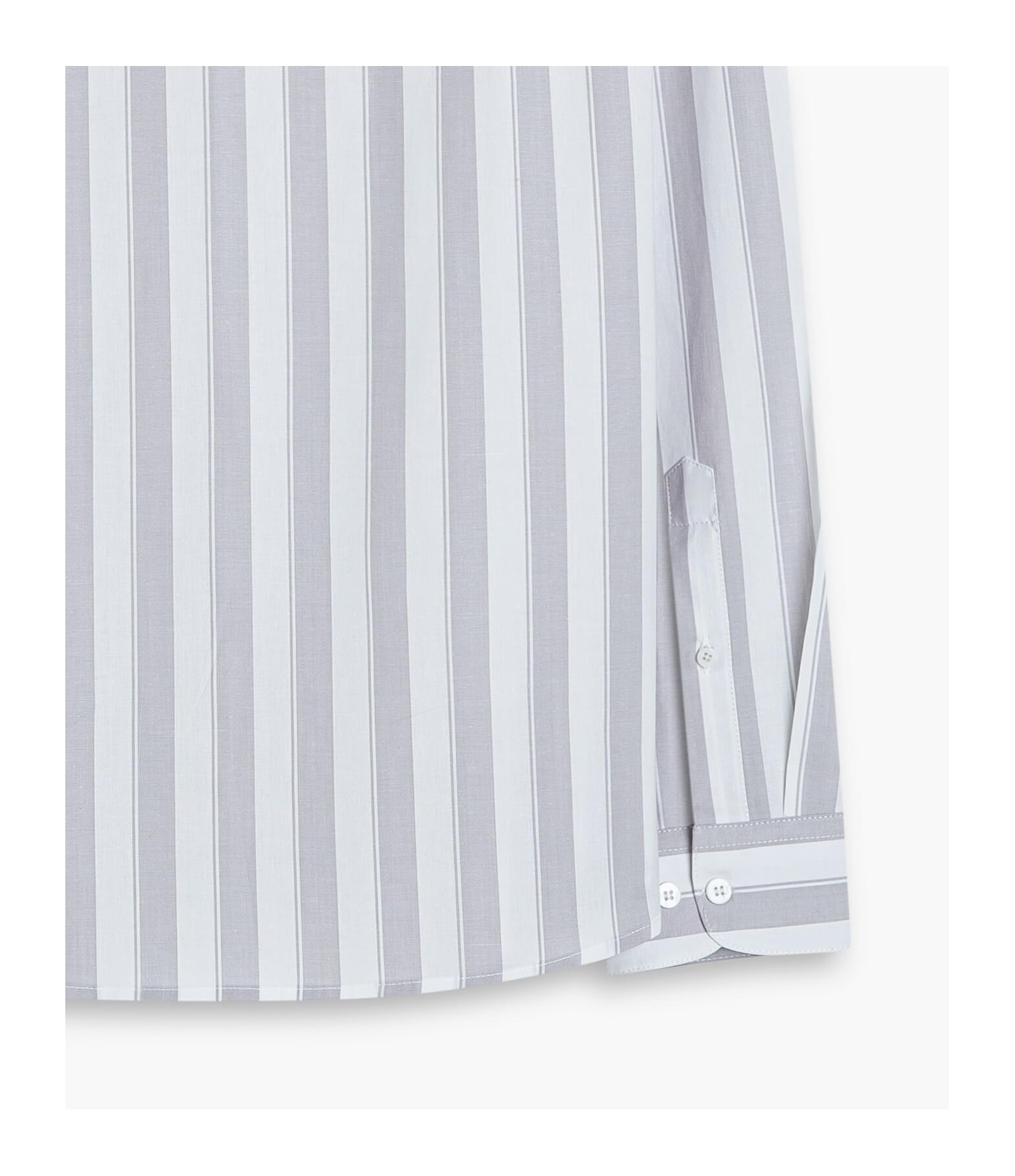 Camisa Tricoline Dillon Ml Cinza Claro