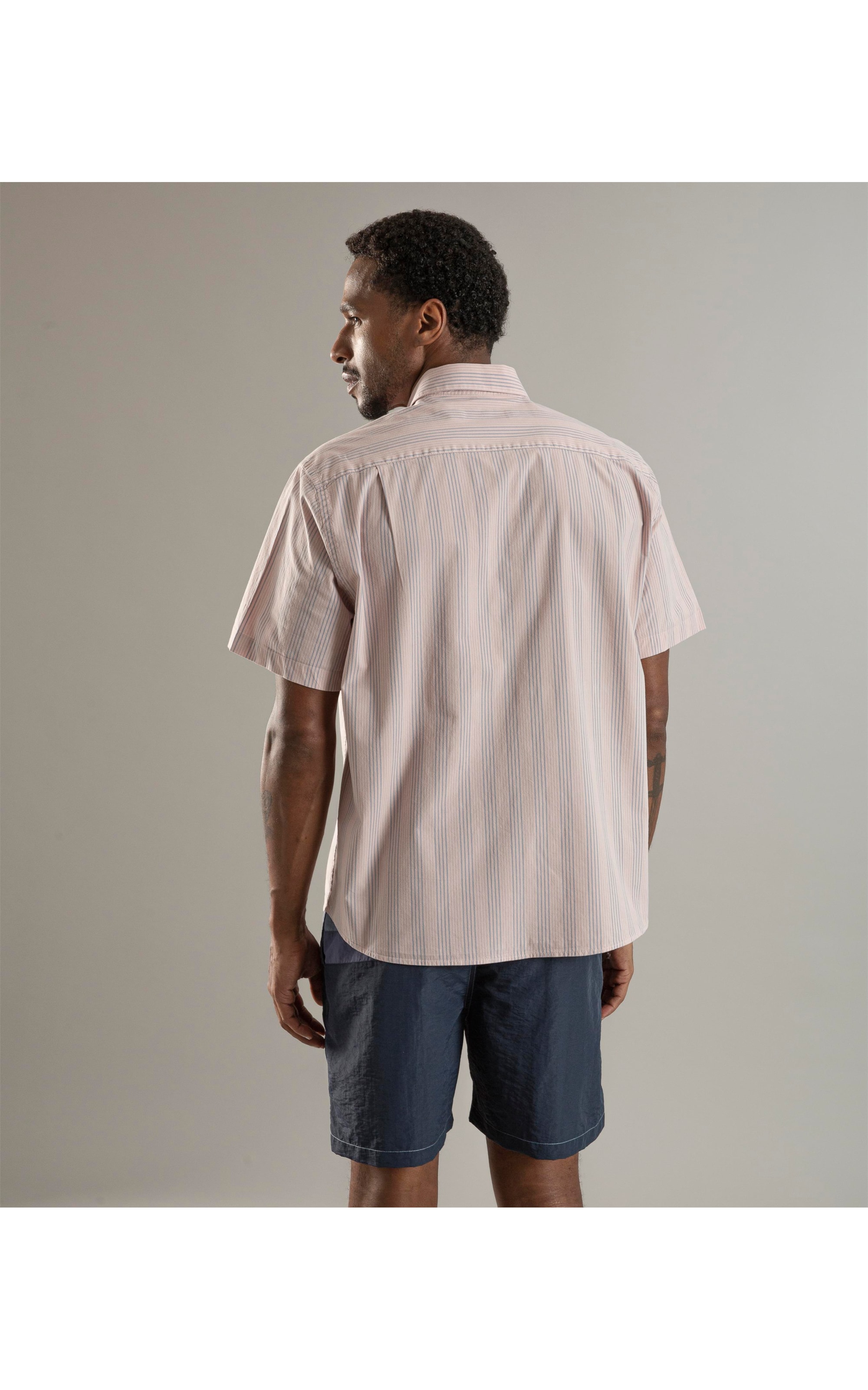 Camisa Tricoline Dom Mc Rosa