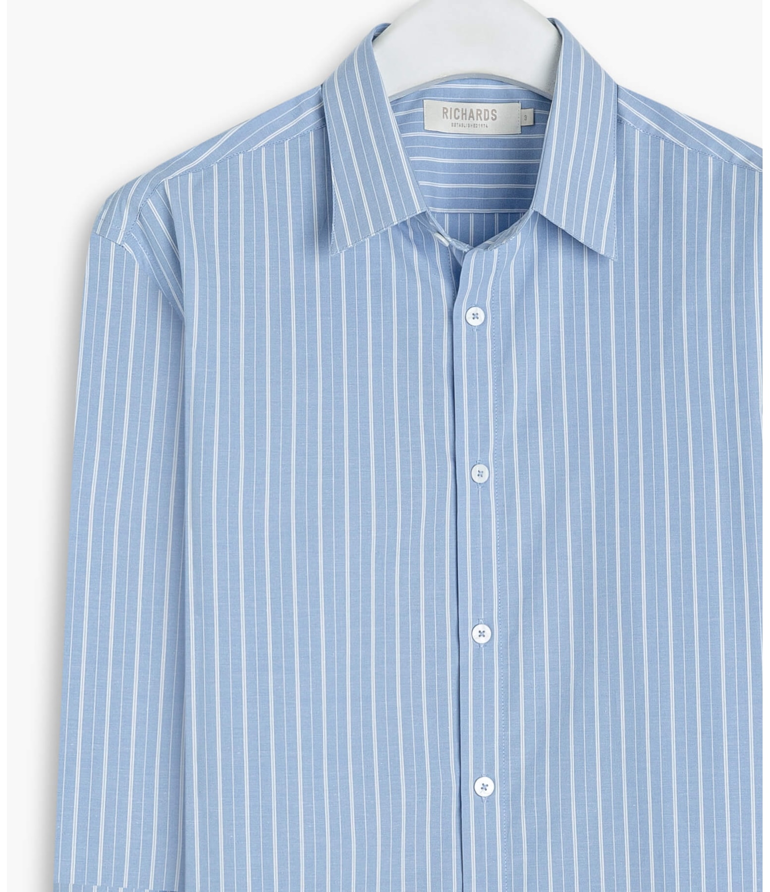  Camisa Tricoline Ft Vilhena Azul Bic