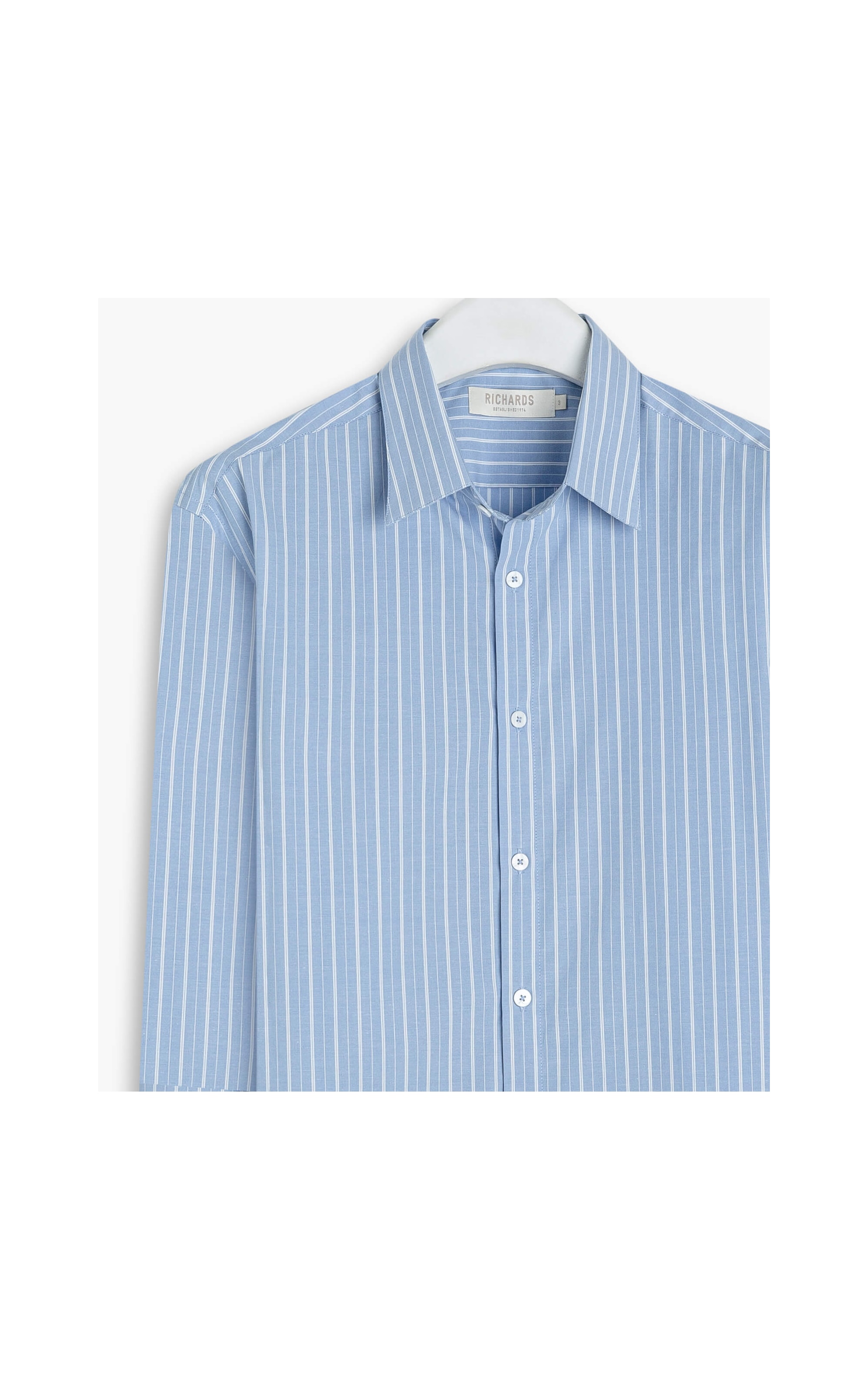  Camisa Tricoline Ft Vilhena Azul Bic