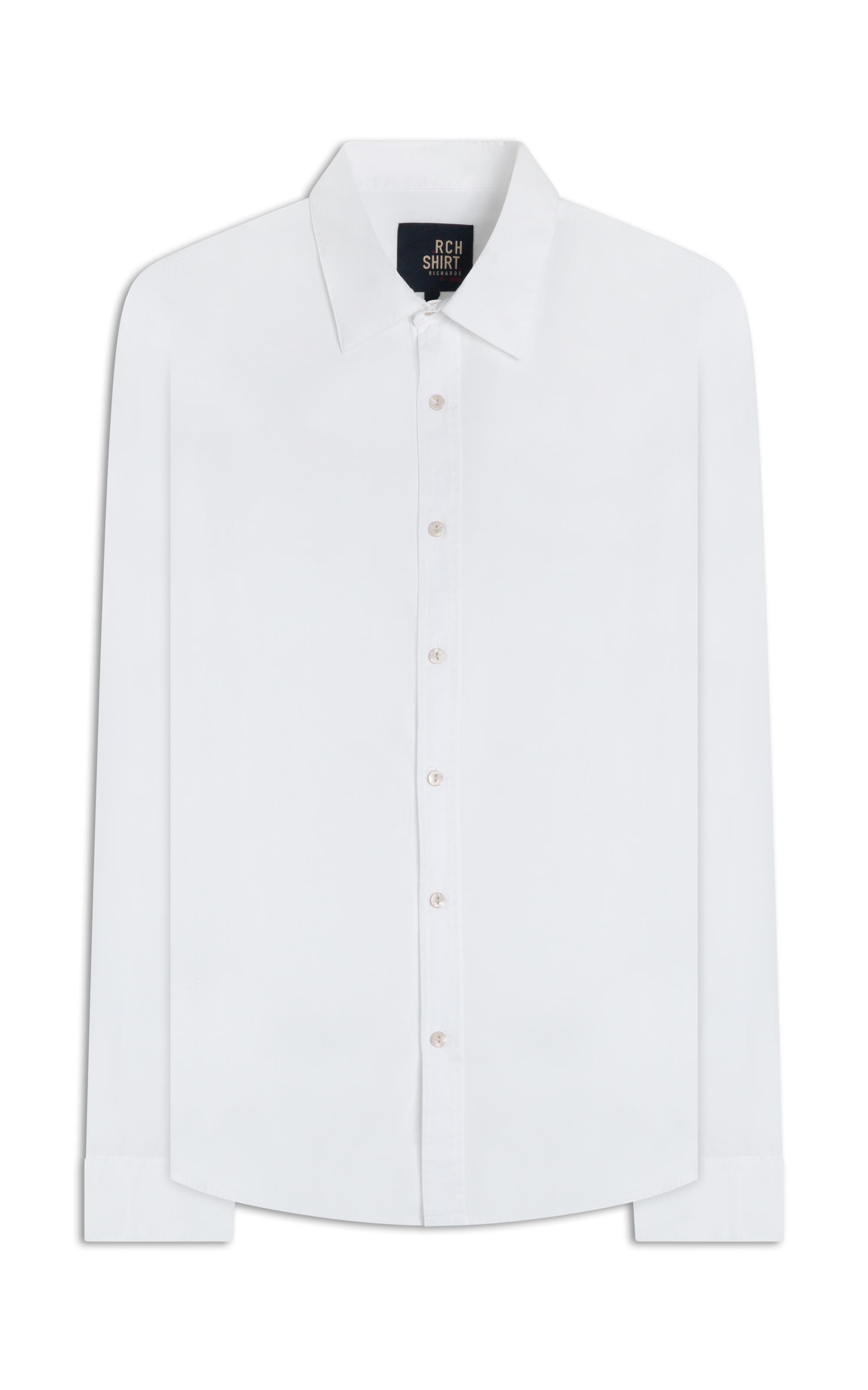 Camisa Tricoline Garment Dye Ml Branco