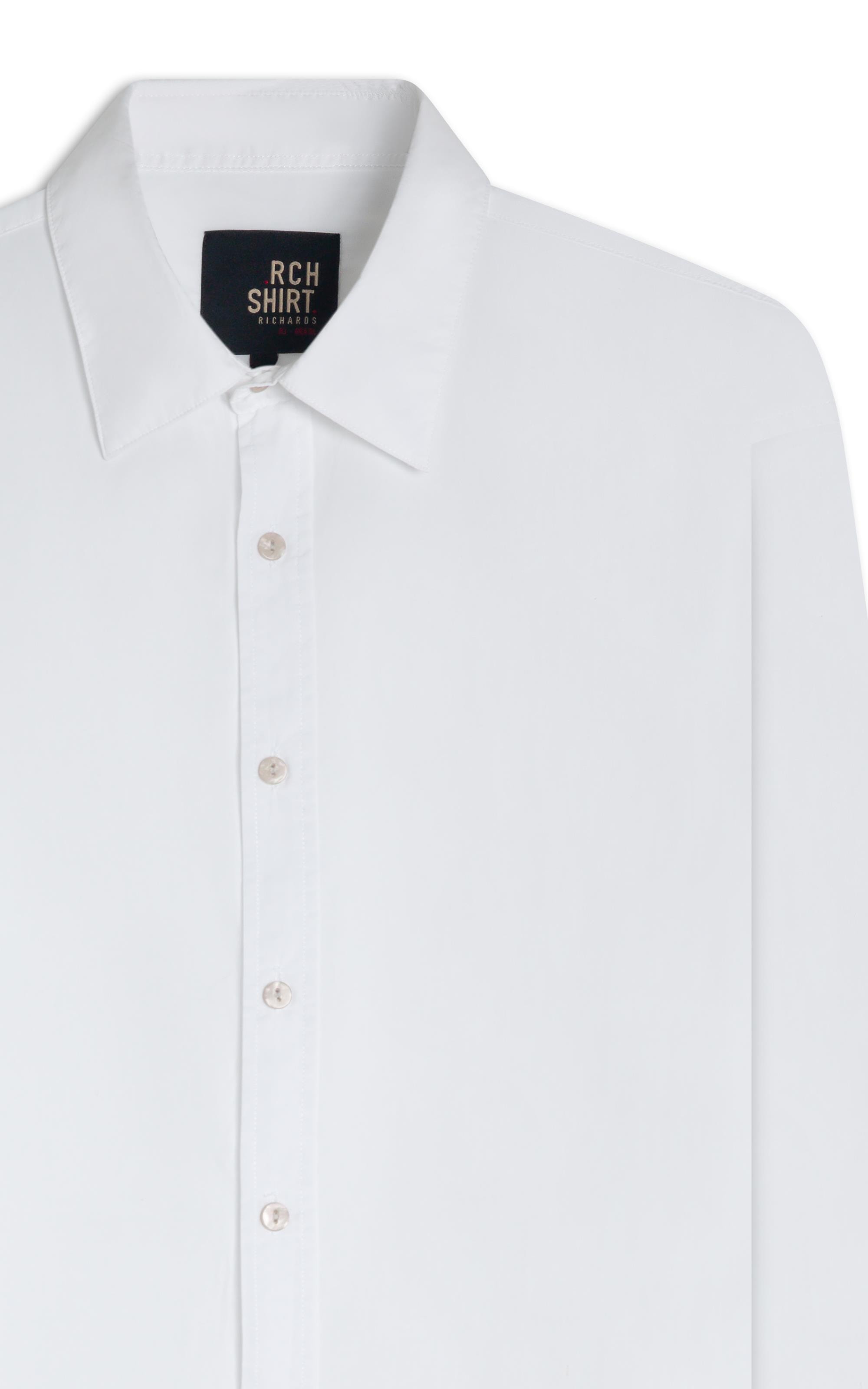 Camisa Tricoline Garment Dye Ml Branco