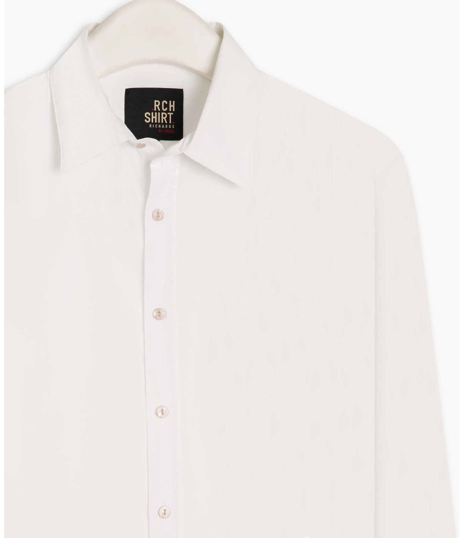 Camisa Tricoline Garment Dye Ml Branco