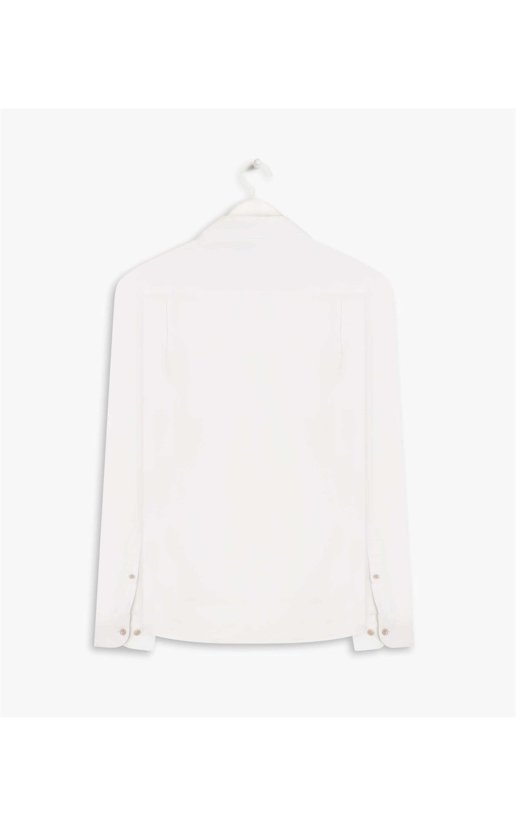 Camisa Tricoline Garment Dye Ml Branco