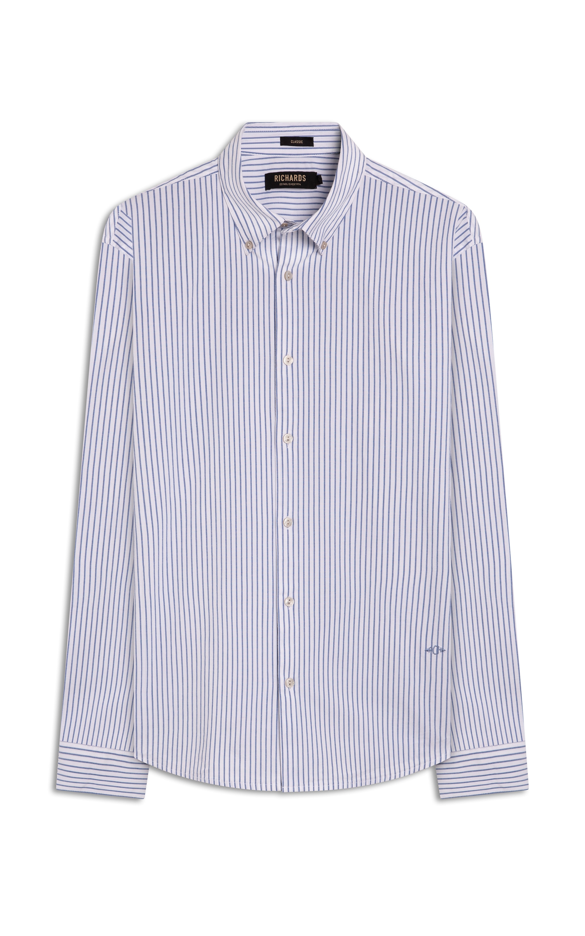 Camisa Tricoline Houston Azul Bic