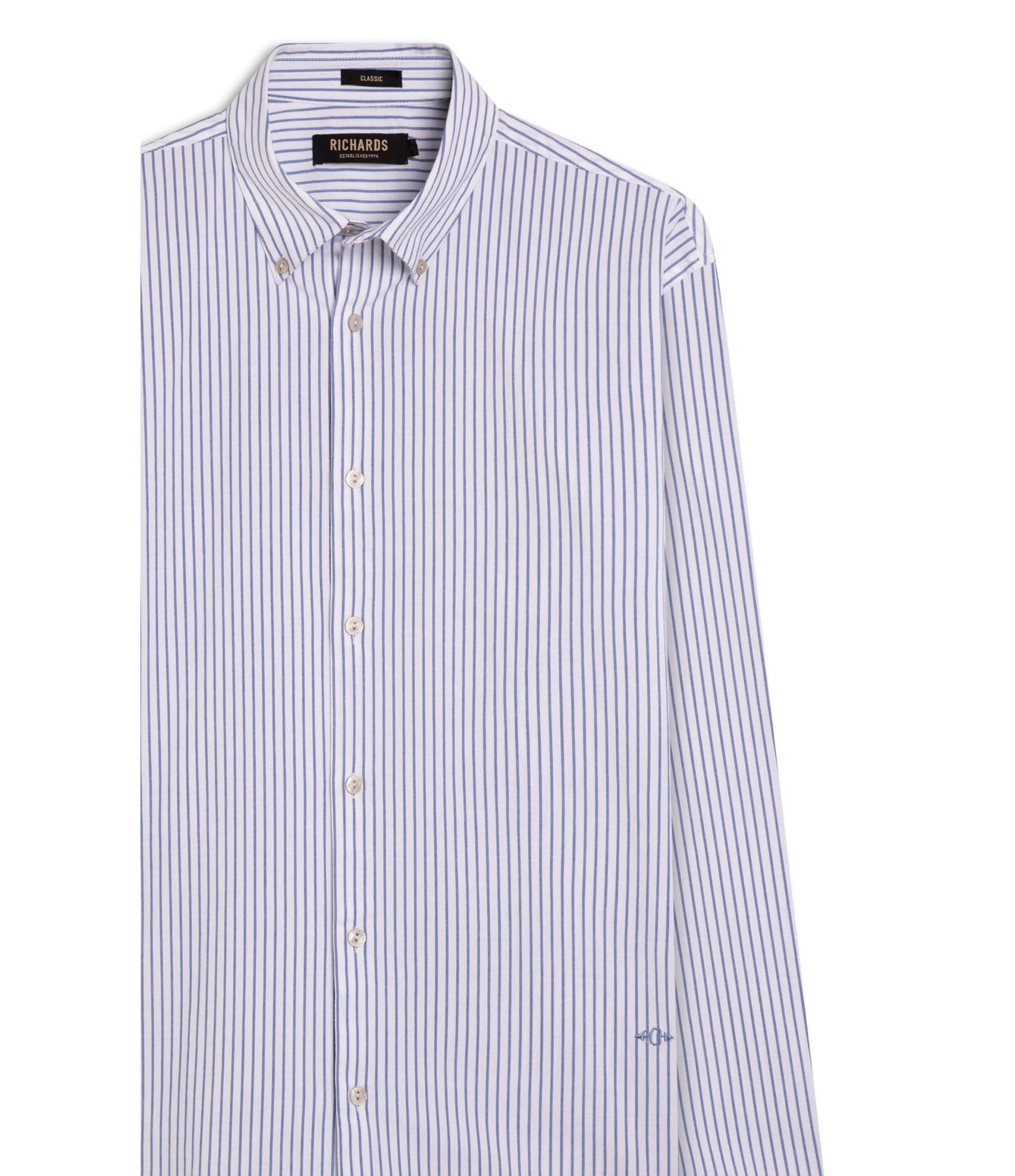 Camisa Tricoline Houston Azul Bic