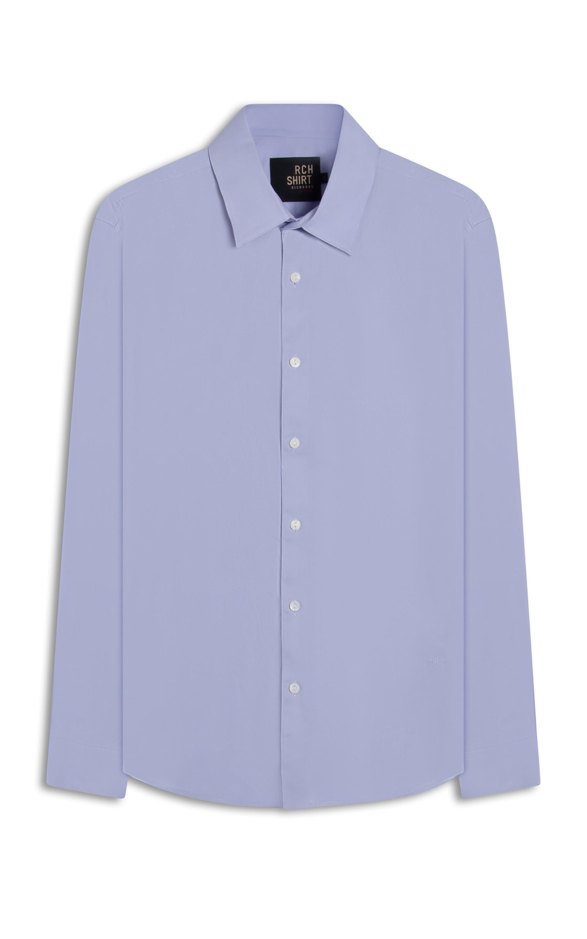 Camisa Tricoline Lavanda