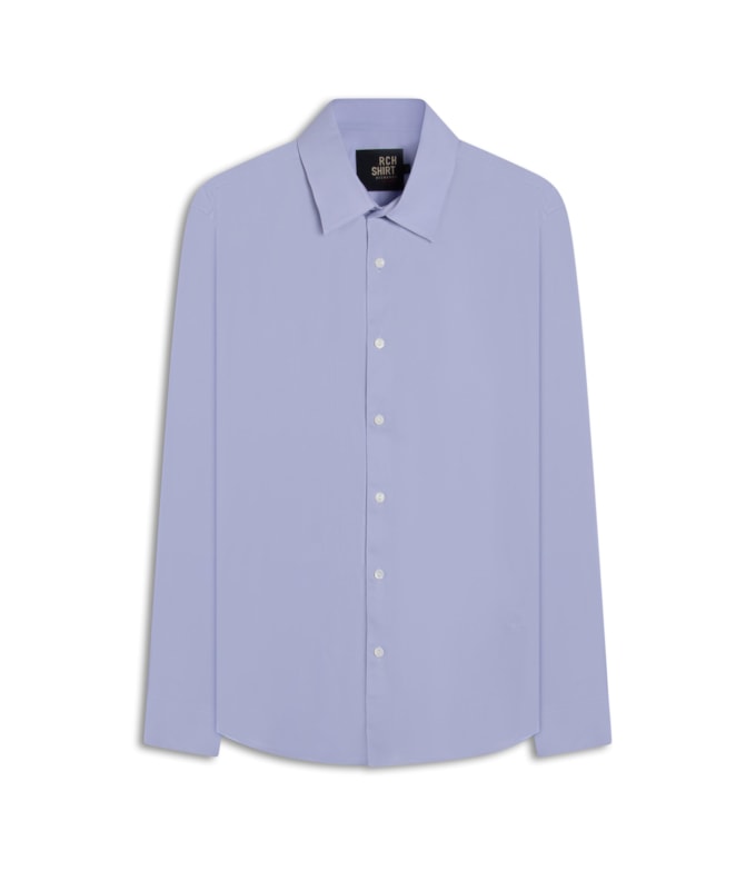 Camisa Tricoline Lavanda