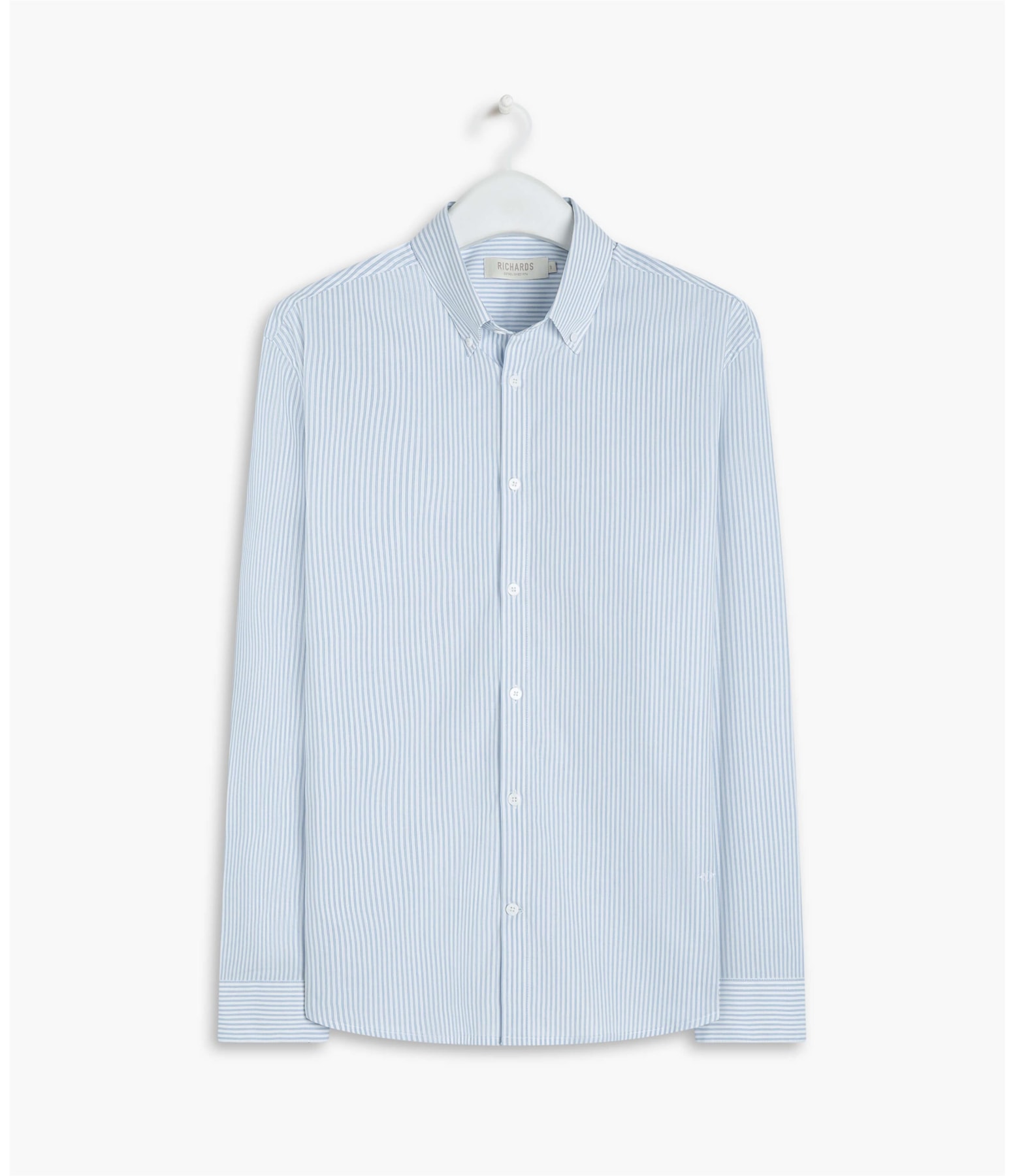 Camisa Tricoline Lennon Ml Azul Claro