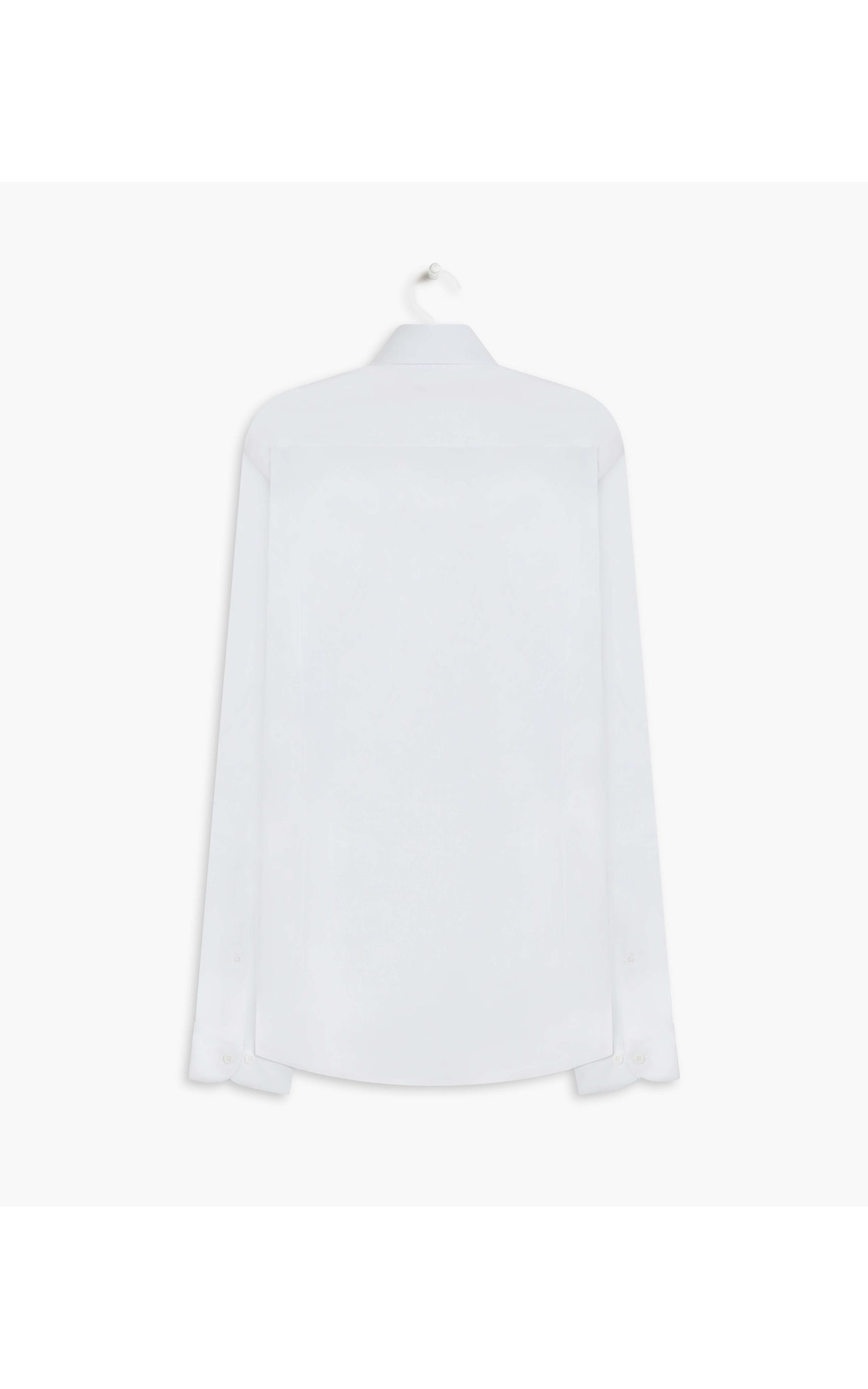 Camisa Tricoline Lisa Ml Branco