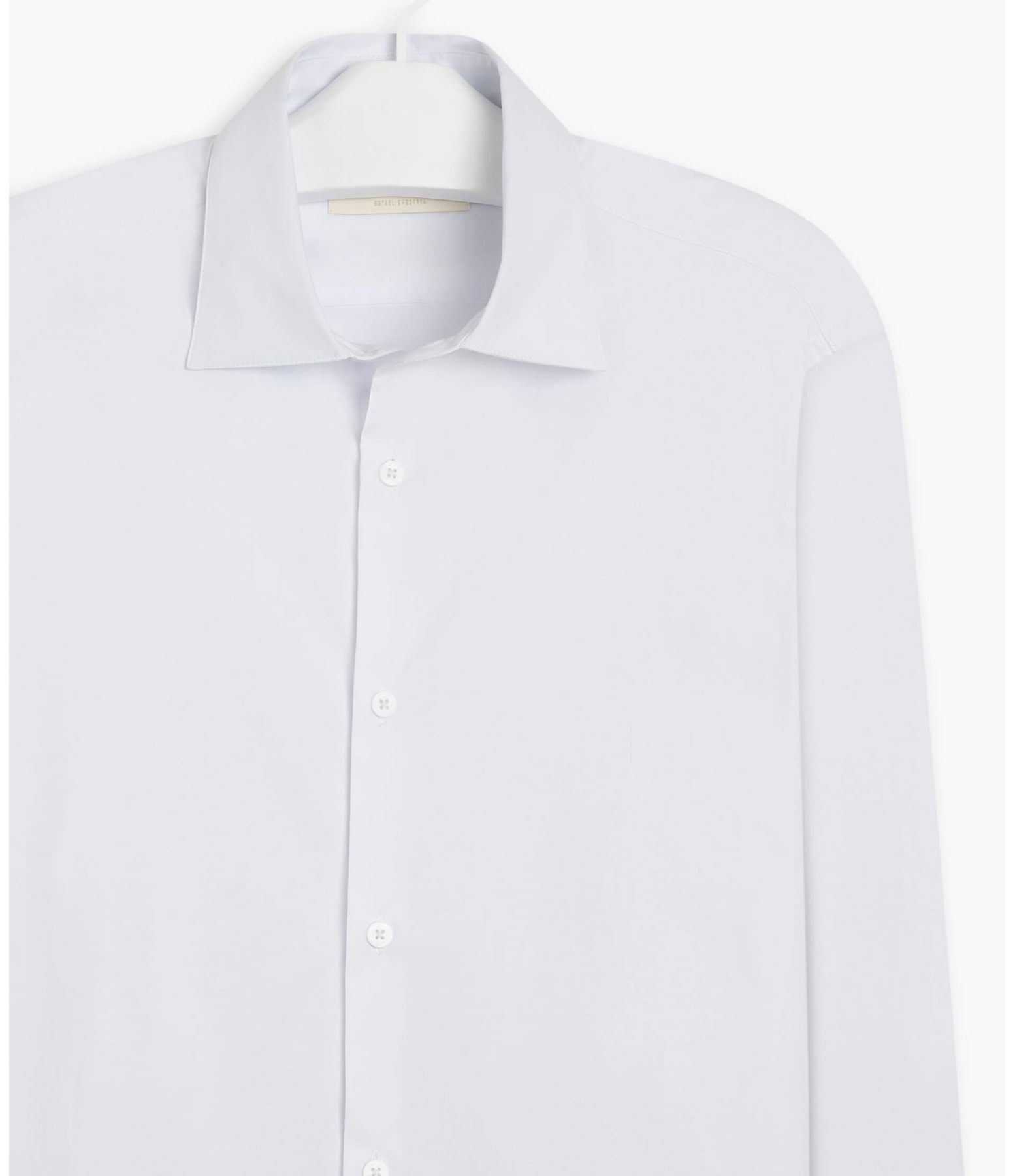 Camisa Tricoline Lisa Ml Branco