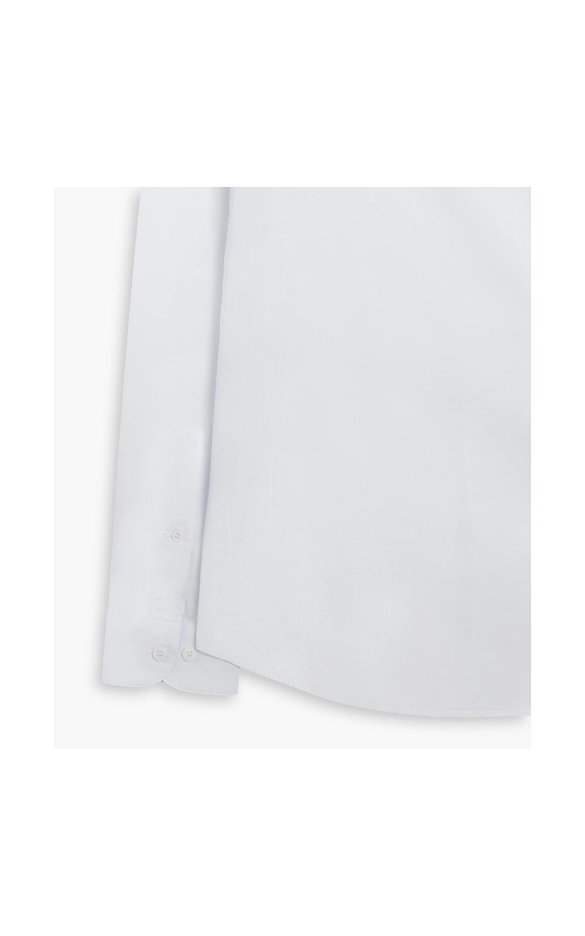 Camisa Tricoline Lisa Ml Branco