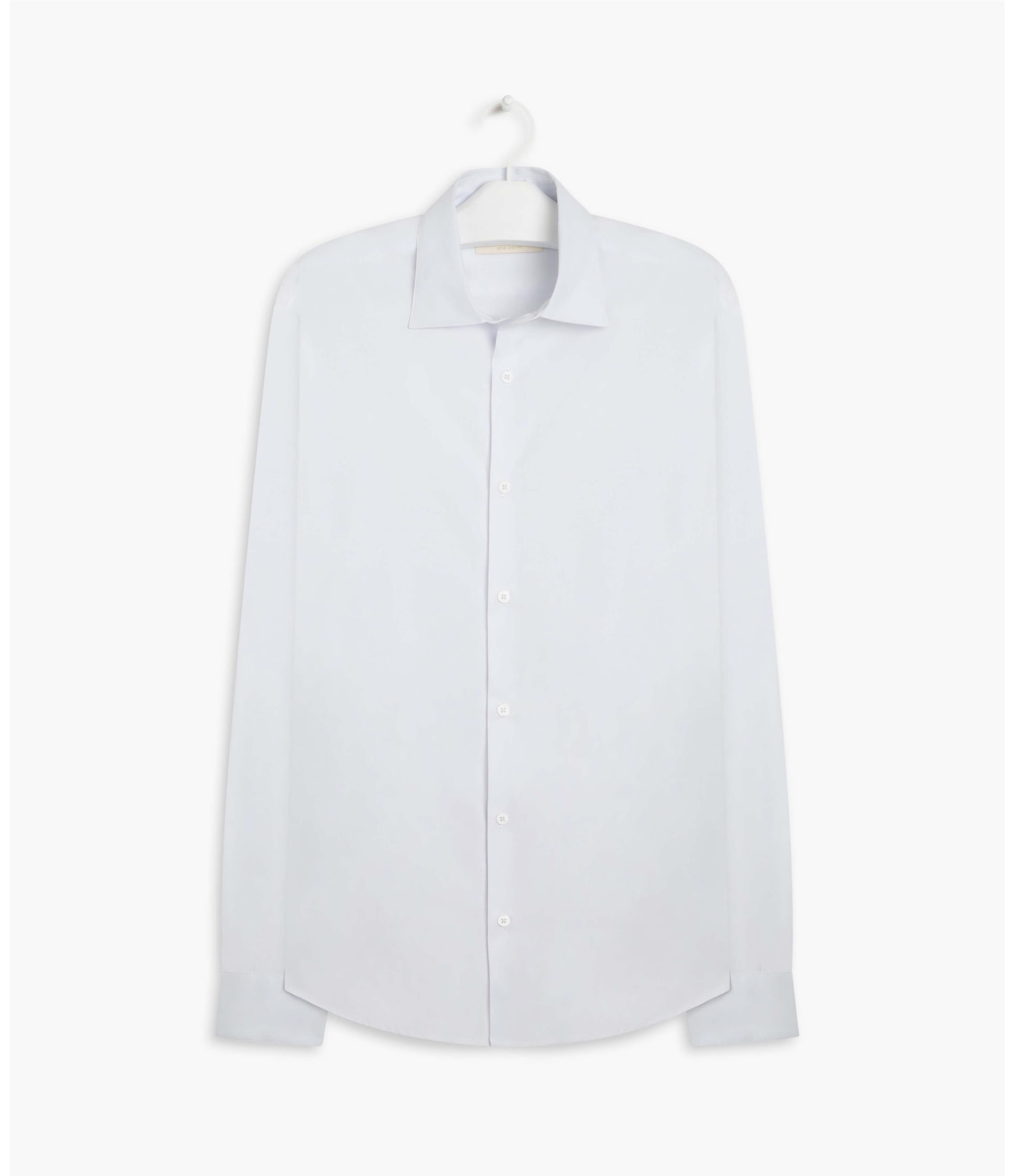 Camisa Tricoline Lisa Ml Branco