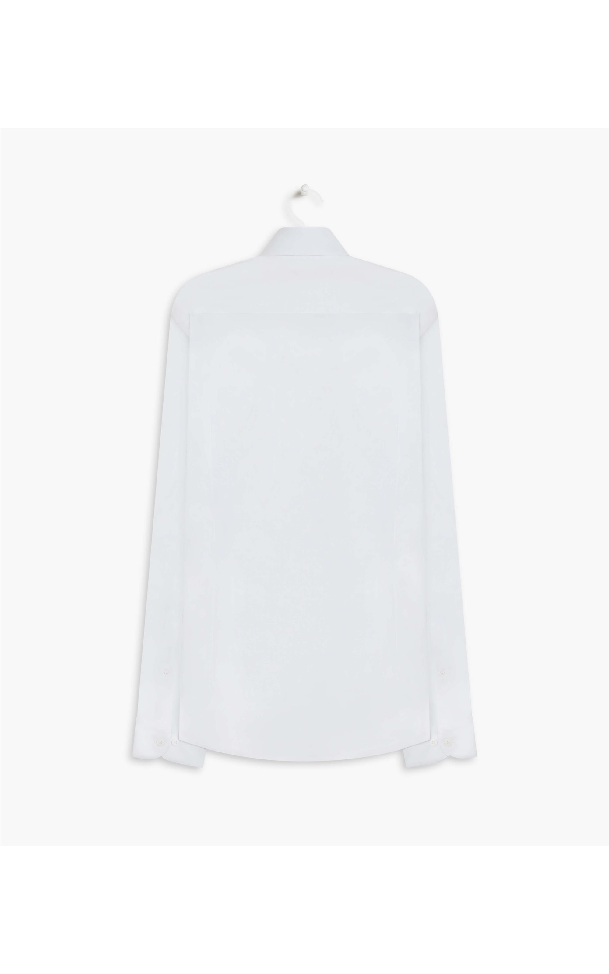 Camisa Tricoline Lisa Ml Branco