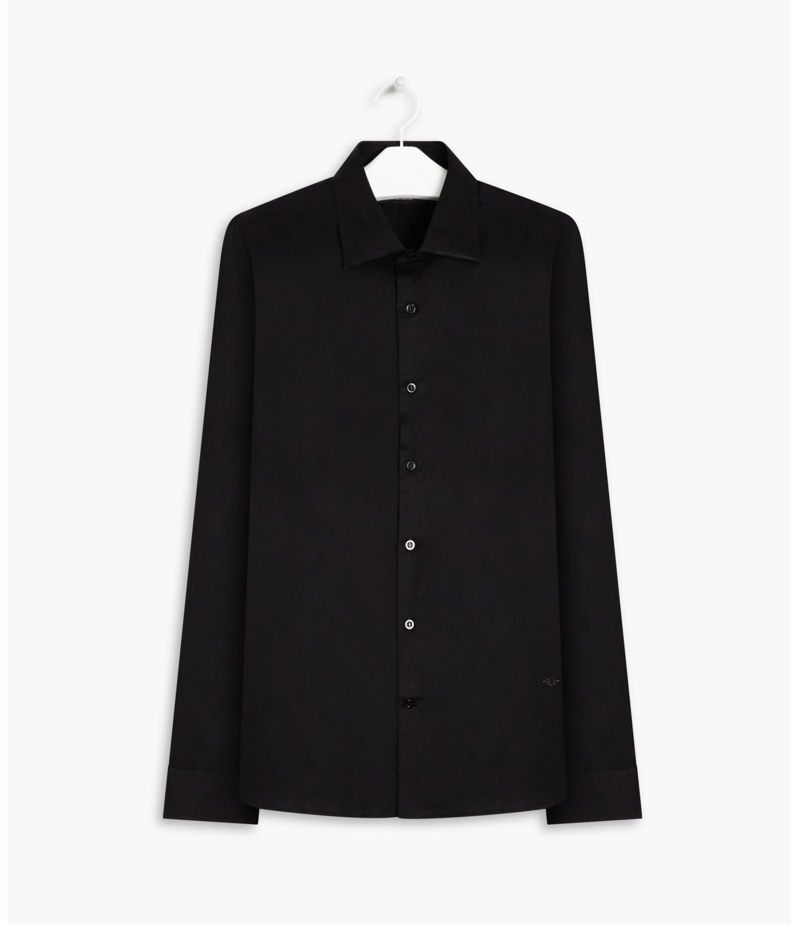 Camisa Tricoline Lisa Ml Preto
