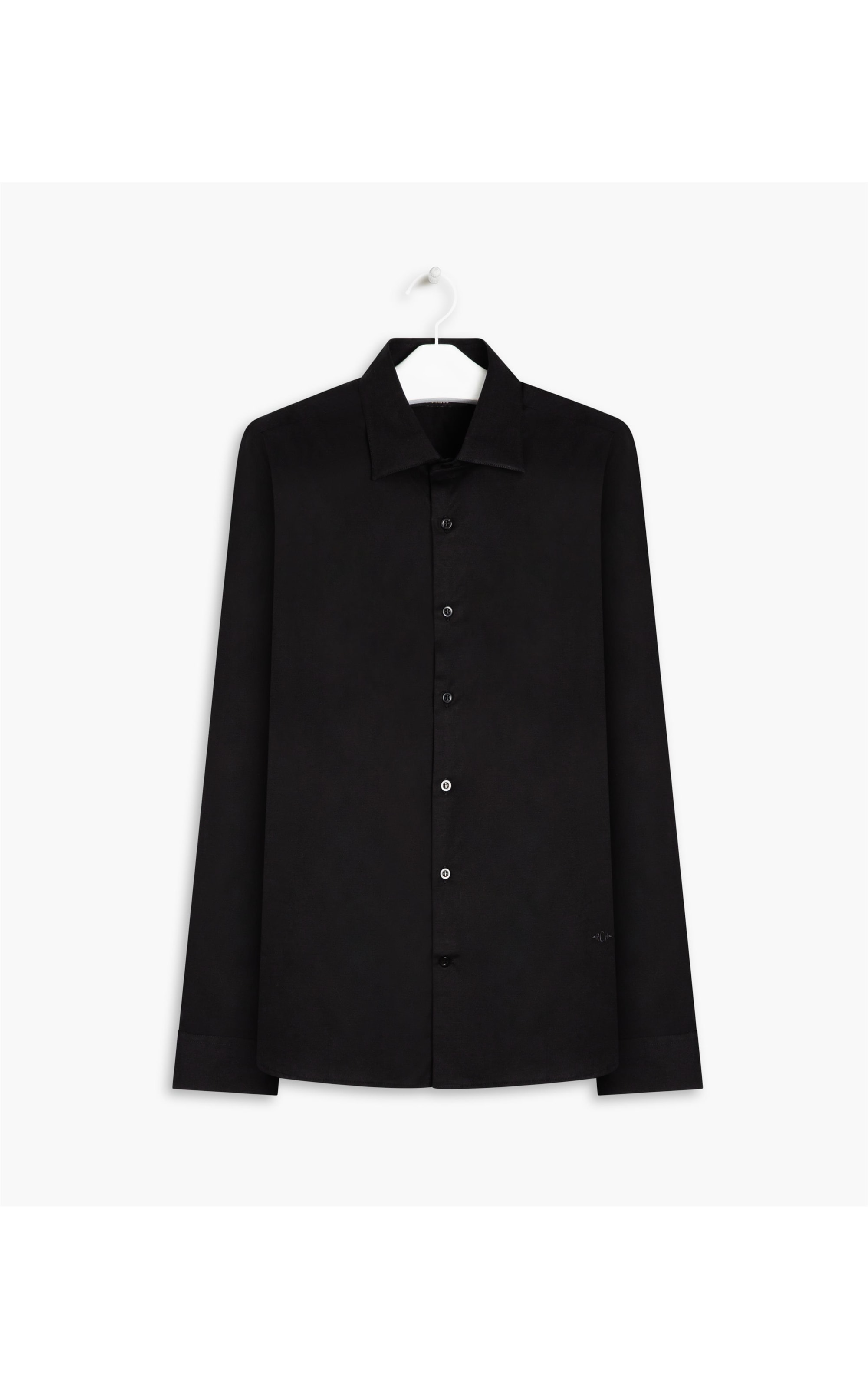 Camisa Tricoline Lisa Ml Preto