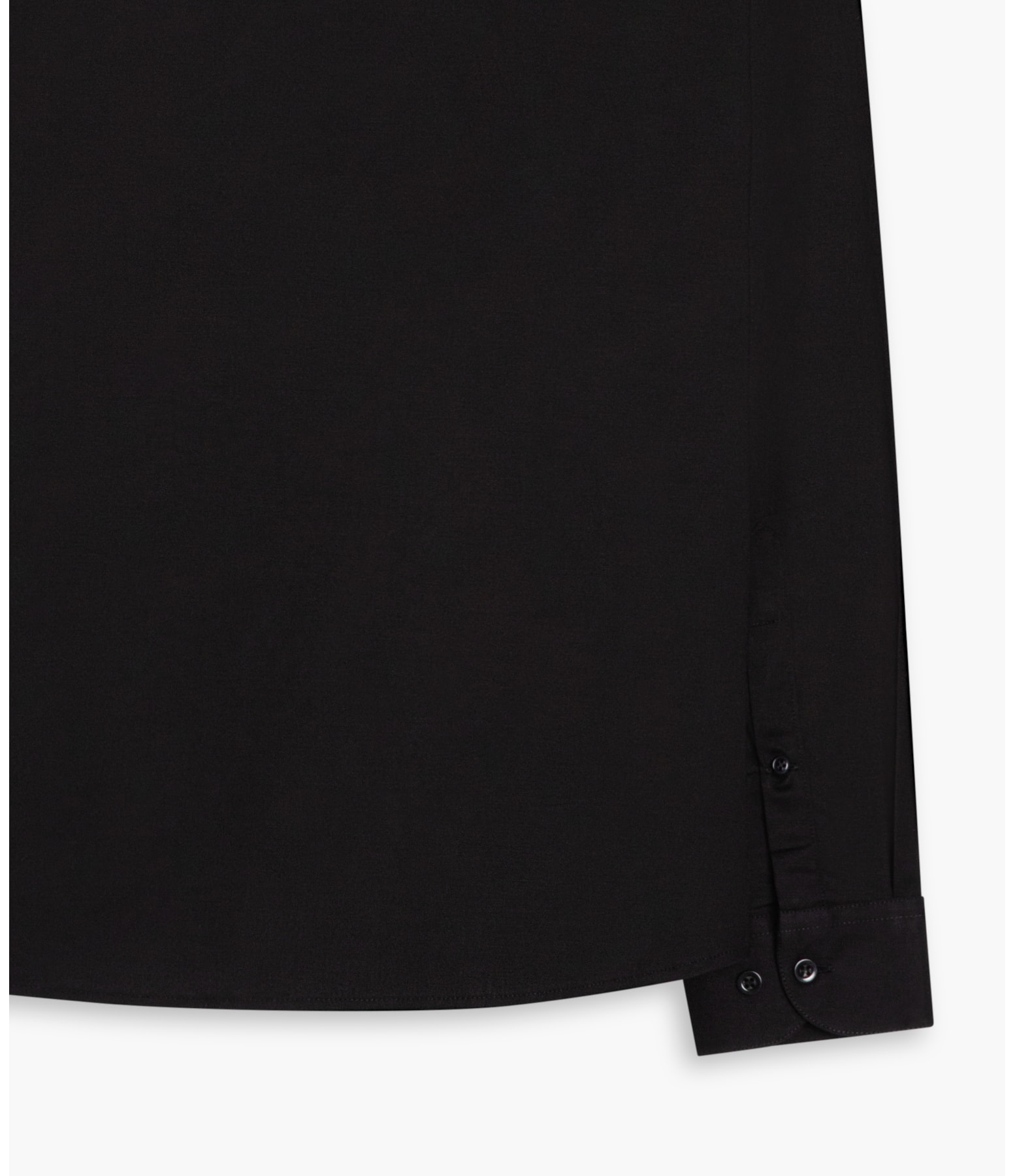Camisa Tricoline Lisa Ml Preto