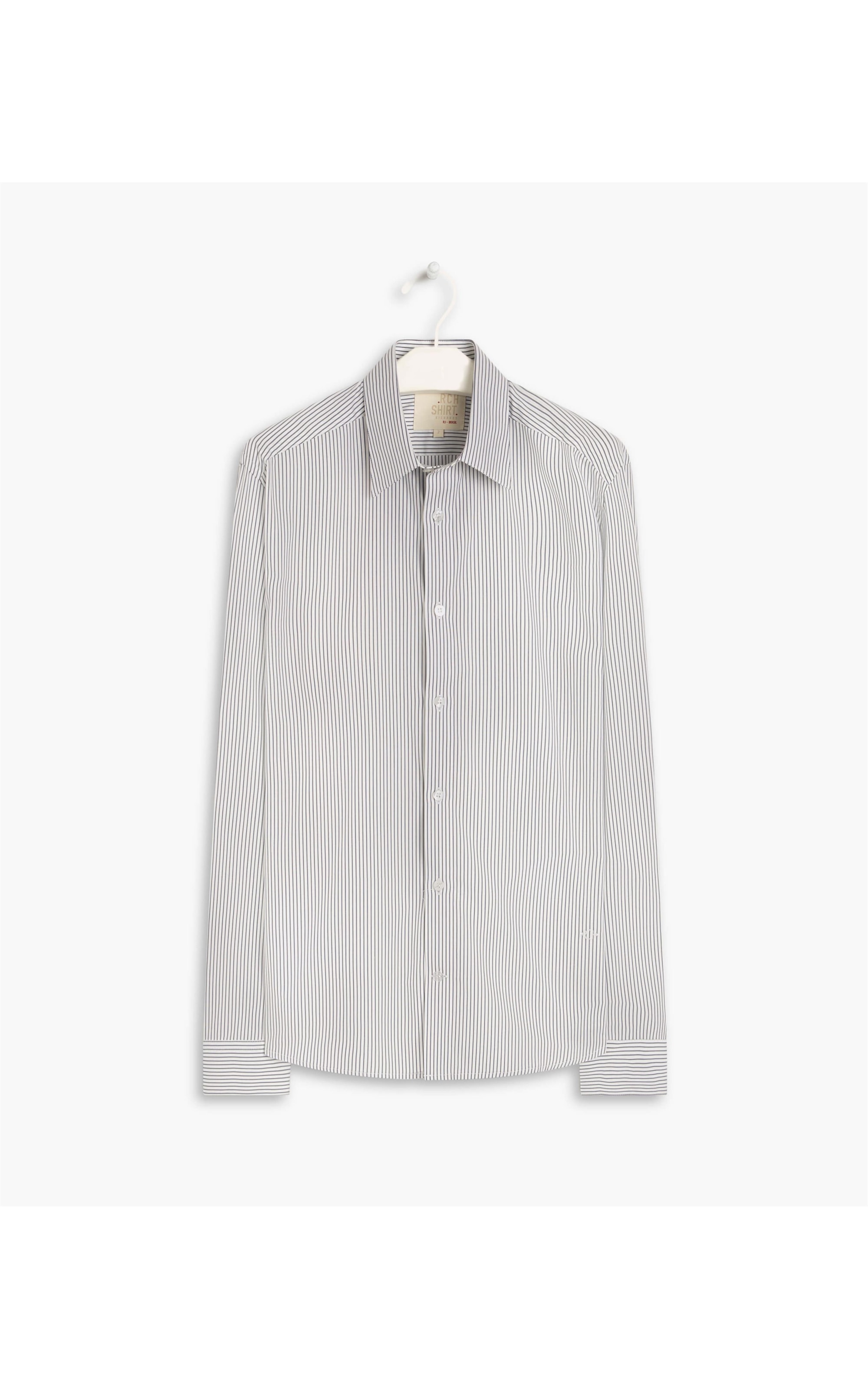 Camisa Tricoline Luan Ml Preto