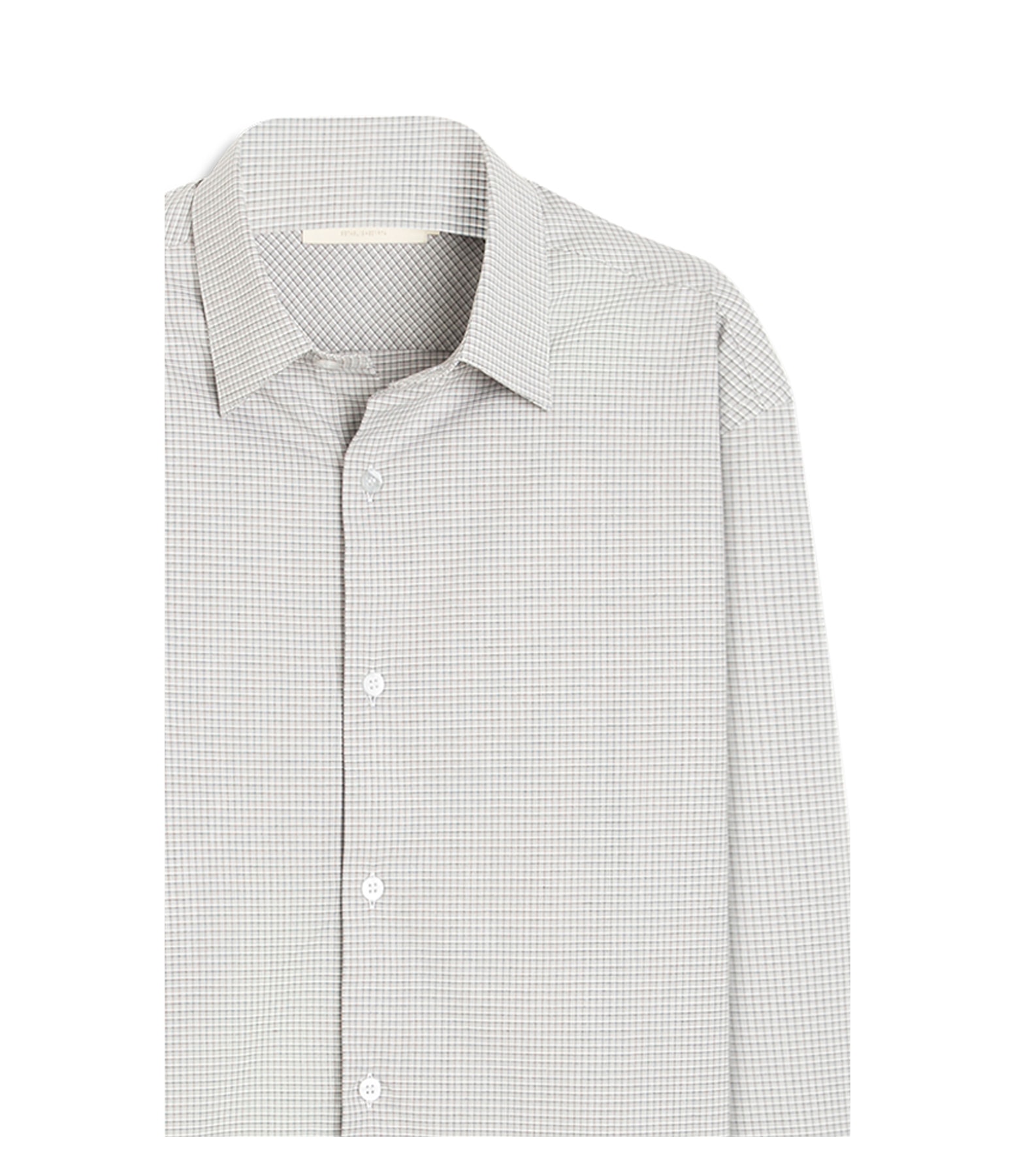 Camisa Tricoline Ly Aldo Ml Cinza Claro