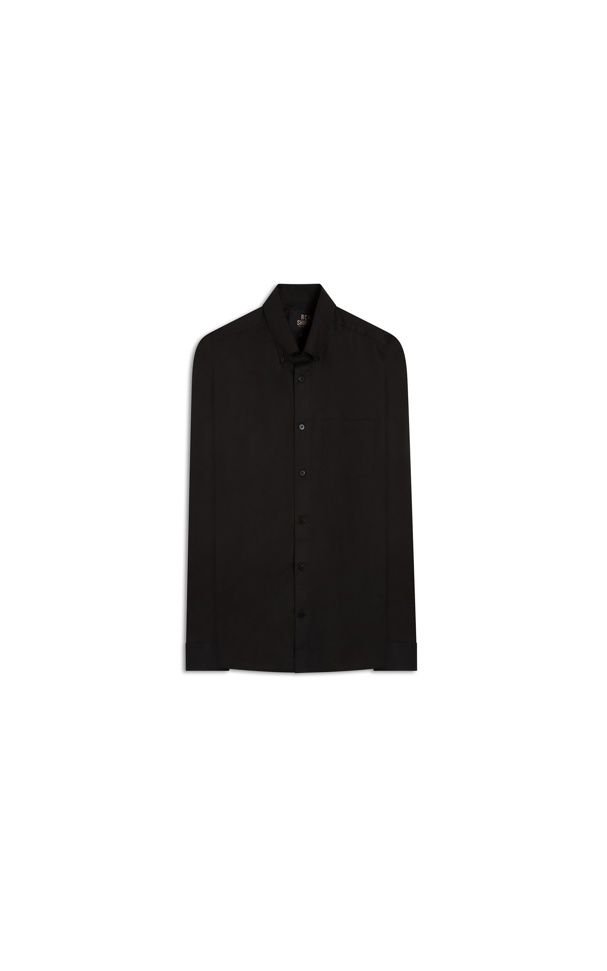 Camisa Tricoline Ly Button Down Ml Plumbo