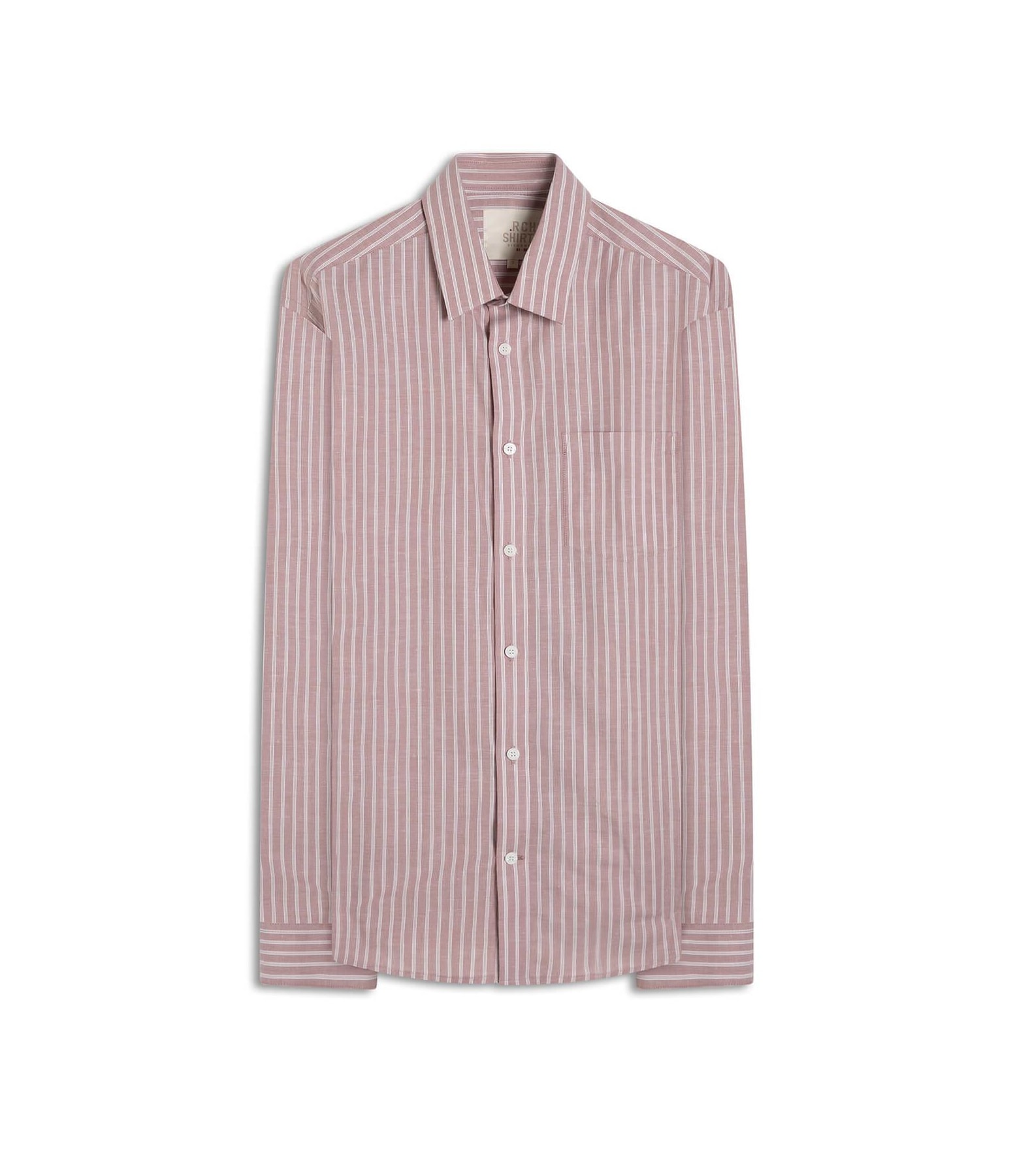 Camisa Tricoline Ly Listrada Otavio Ml Rosê