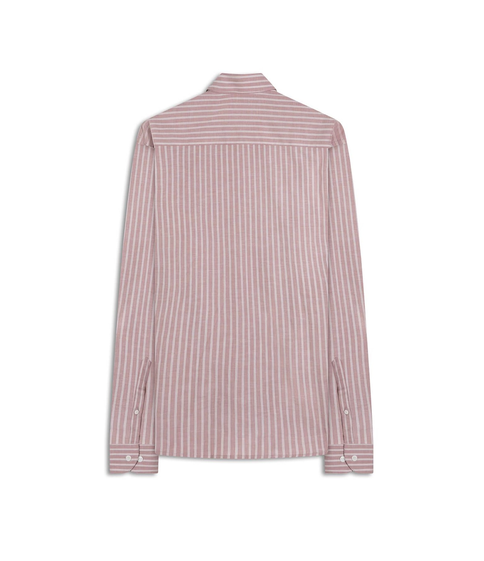 Camisa Tricoline Ly Listrada Otavio Ml Rosê