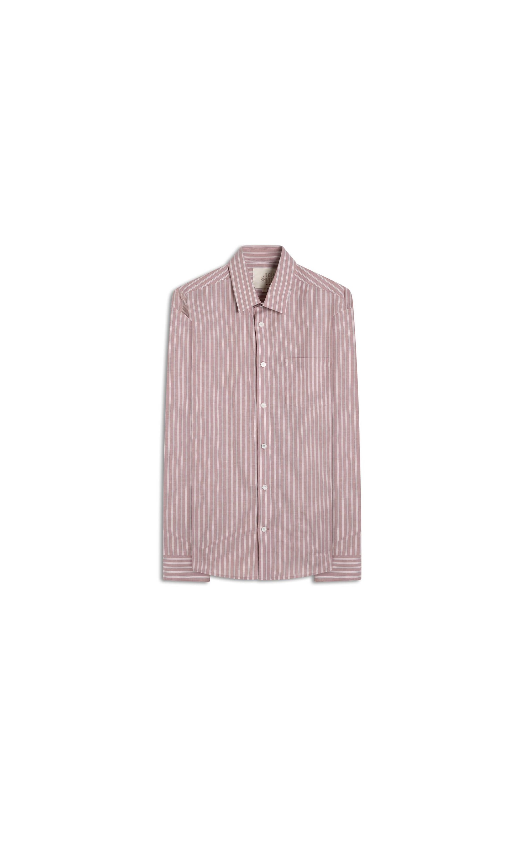 Camisa Tricoline Ly Listrada Otavio Ml Rosê