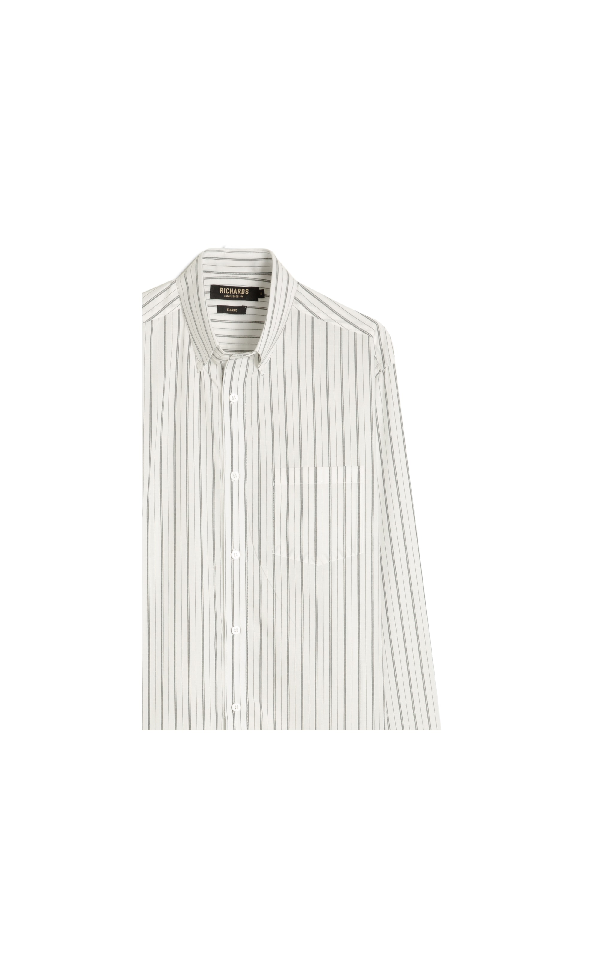 Camisa Tricoline Ly Listrada  Zito Ml Preto
