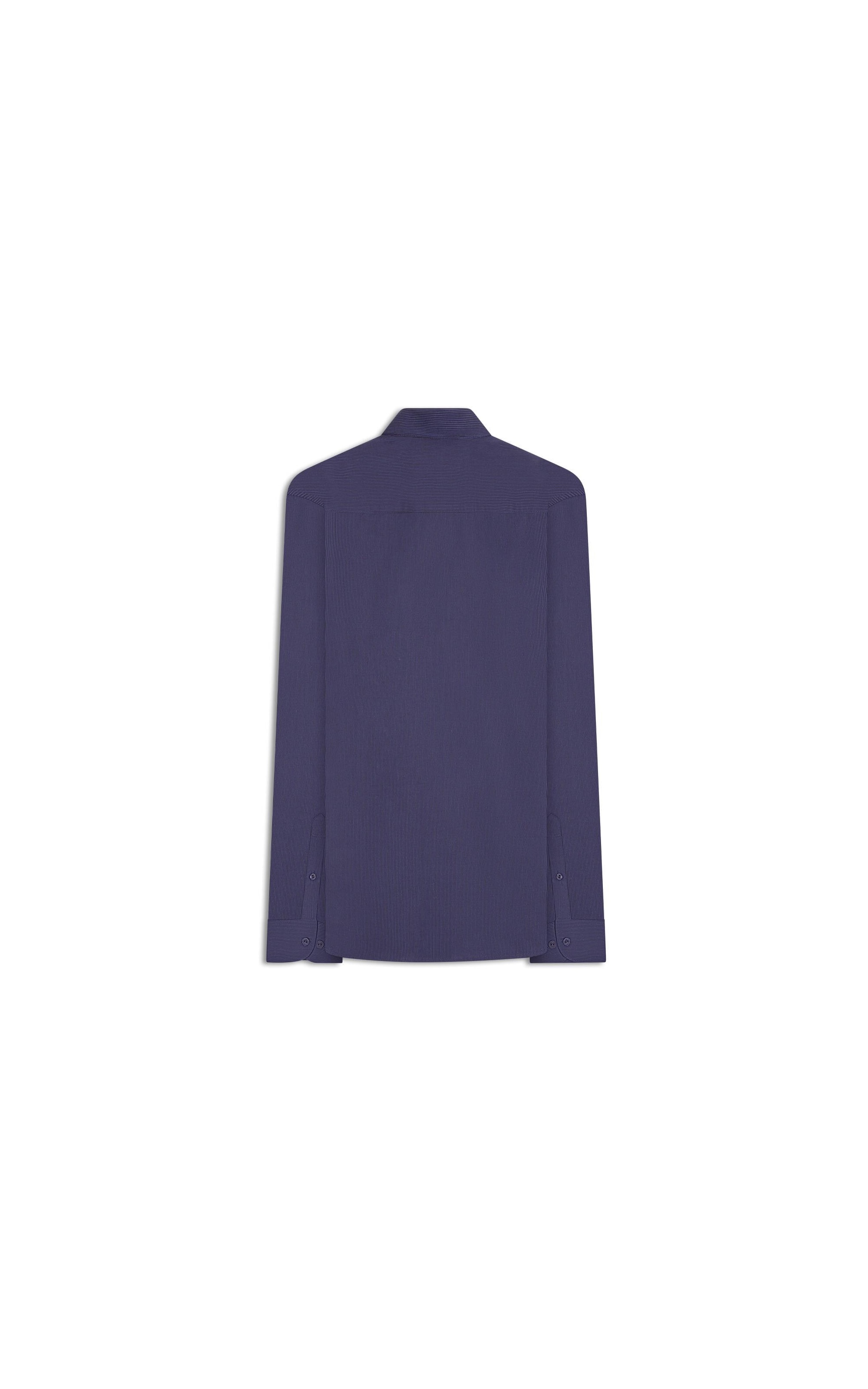 Camisa Tricoline Ly Saul Ml Dark Navy