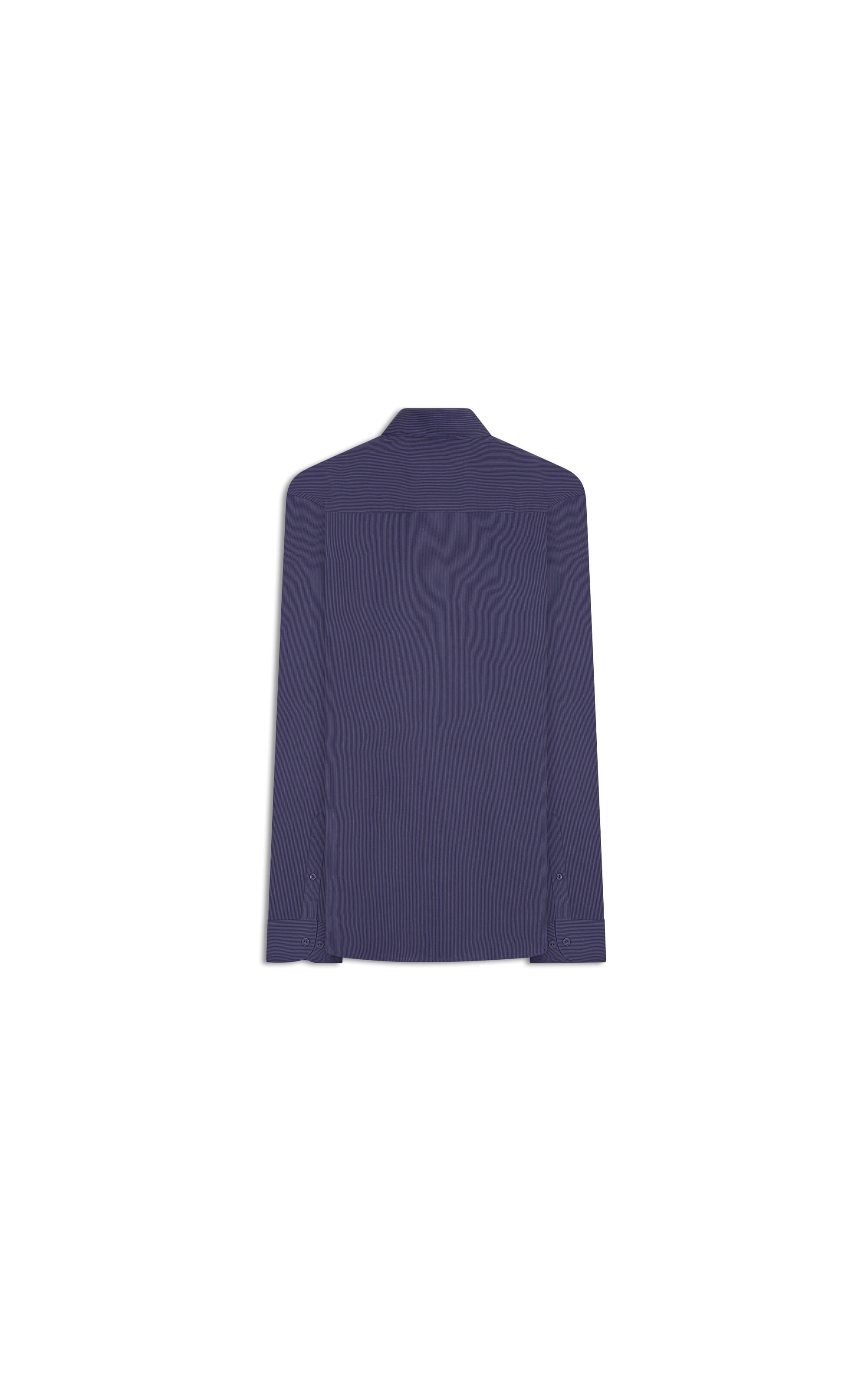 Camisa Tricoline Ly Saul Ml Dark Navy