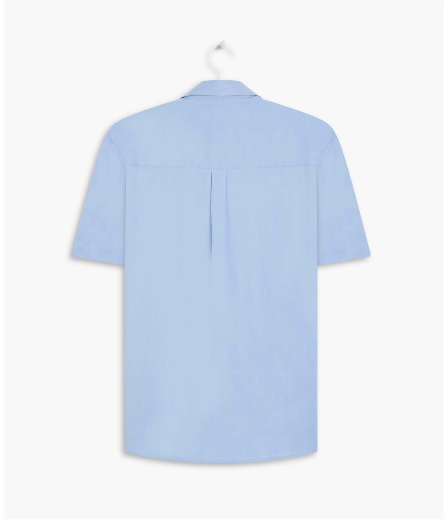 Camisa Tricoline Lycra Mc Azul Seco