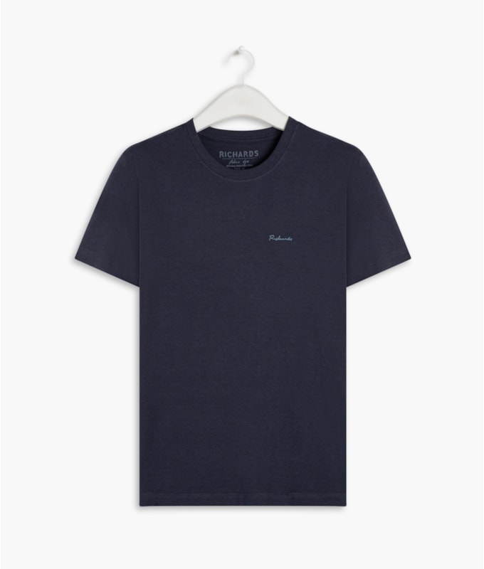 Camisa Tricoline Lycra Mc Dark Navy