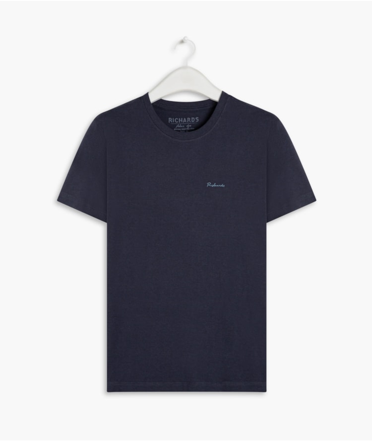 Camisa Tricoline Lycra Mc Dark Navy