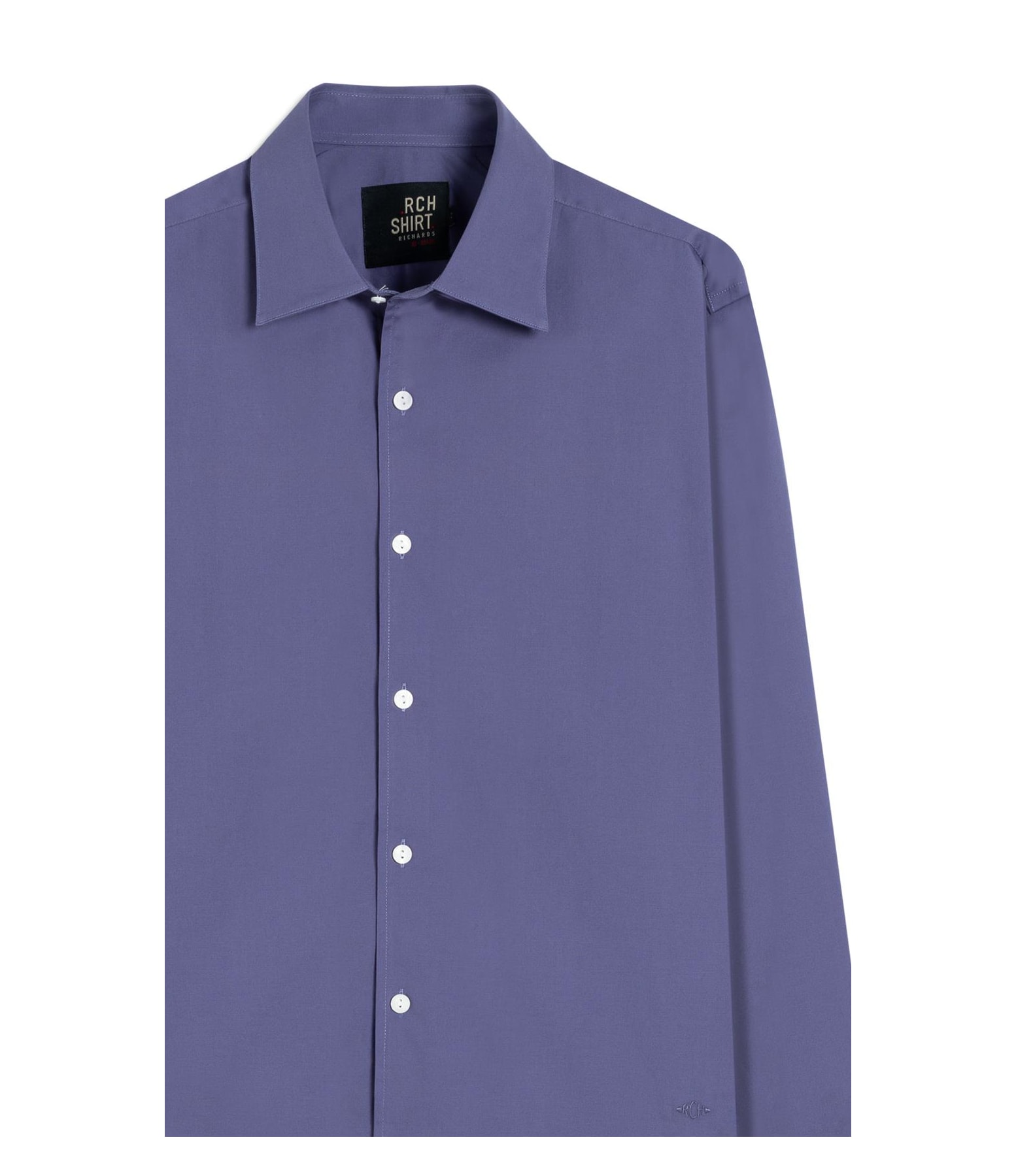 Camisa Tricoline Lycra Ml Azul Celeste