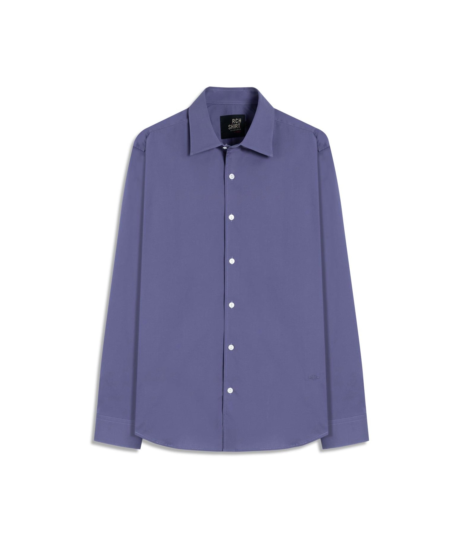 Camisa Tricoline Lycra Ml Azul Celeste