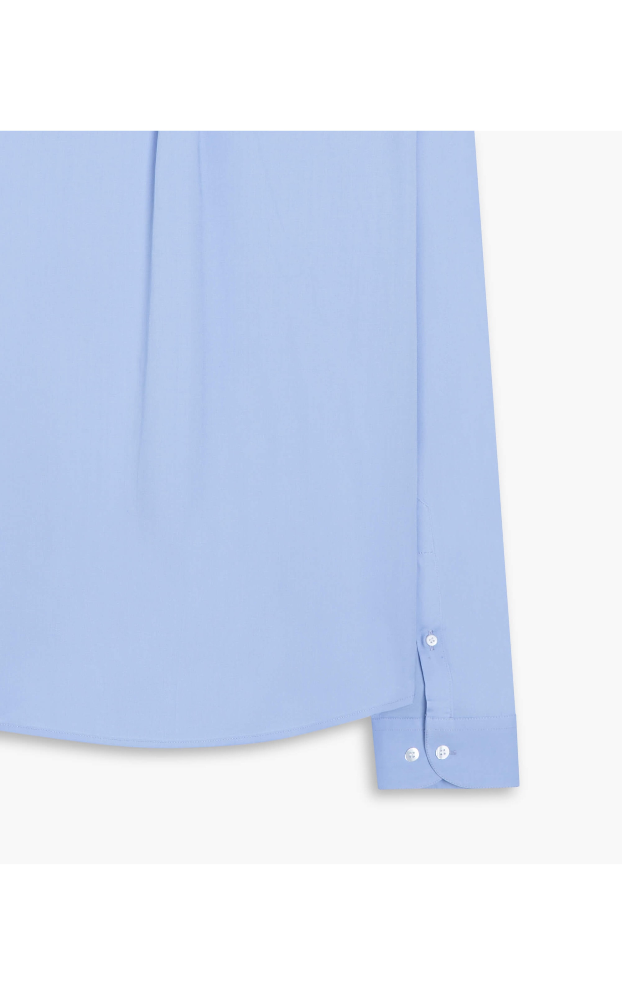 Camisa Tricoline Lycra Ml Azul Chofer