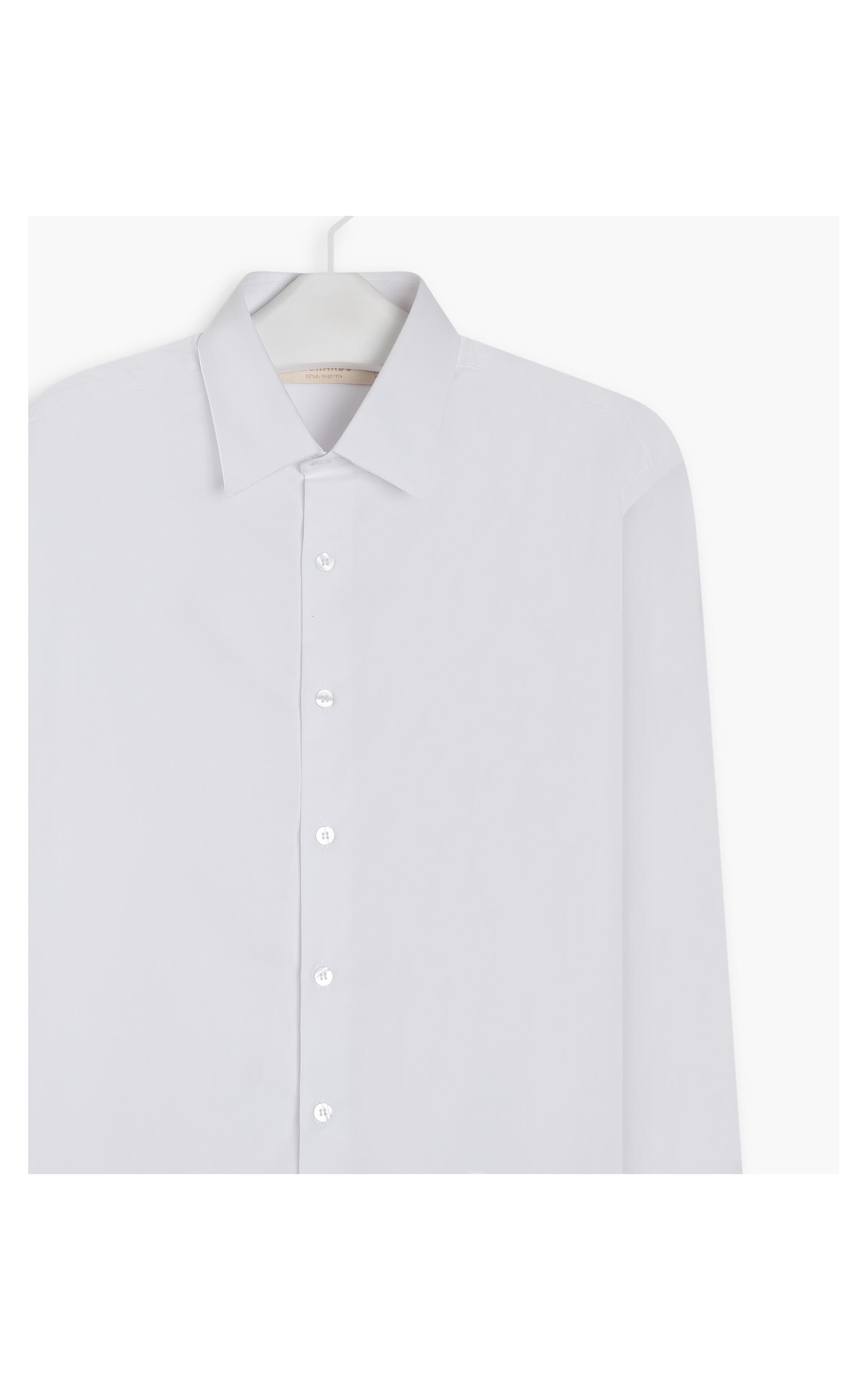 Camisa Tricoline Lycra Ml Branco