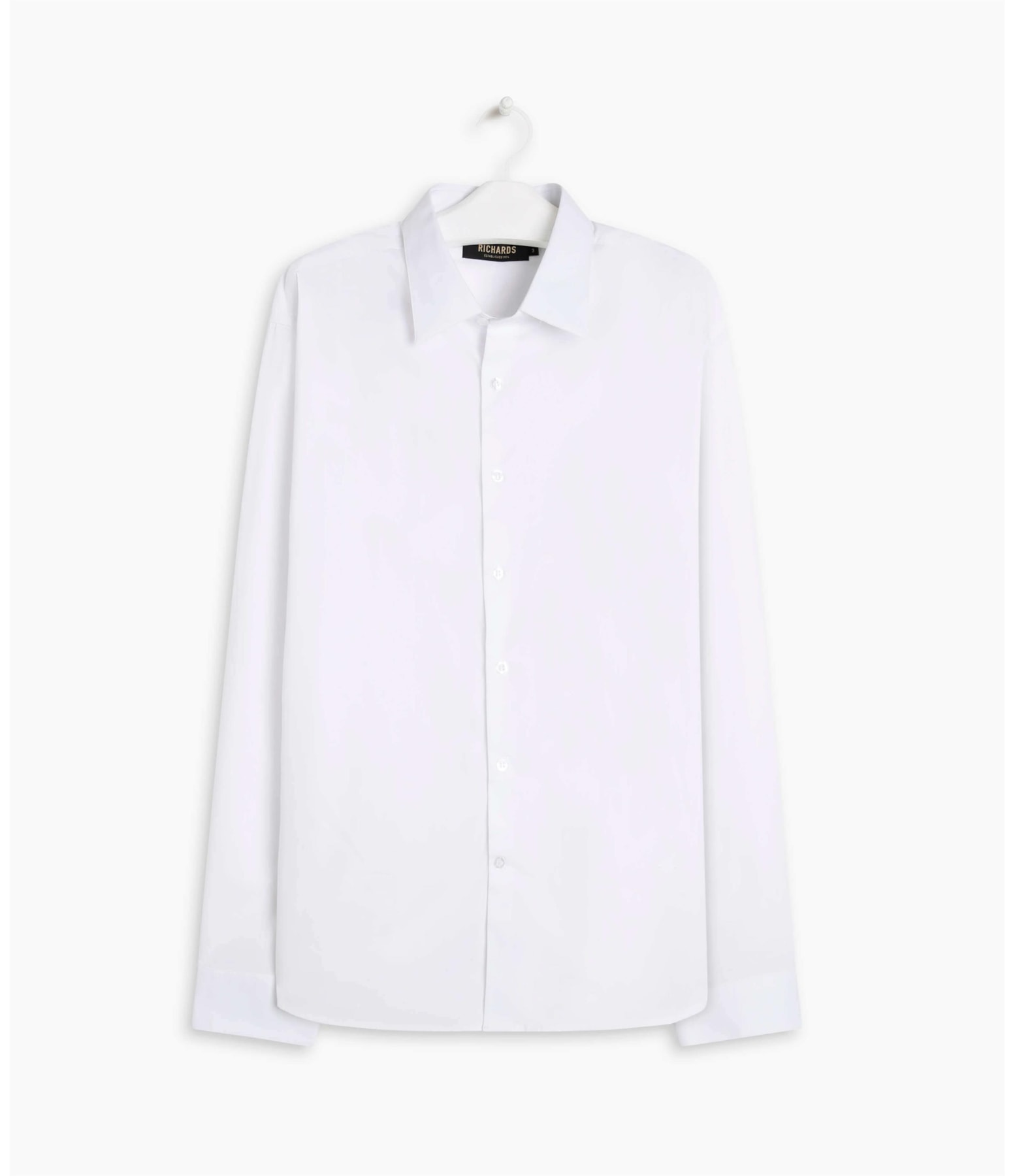 Camisa Tricoline Lycra Ml Branco